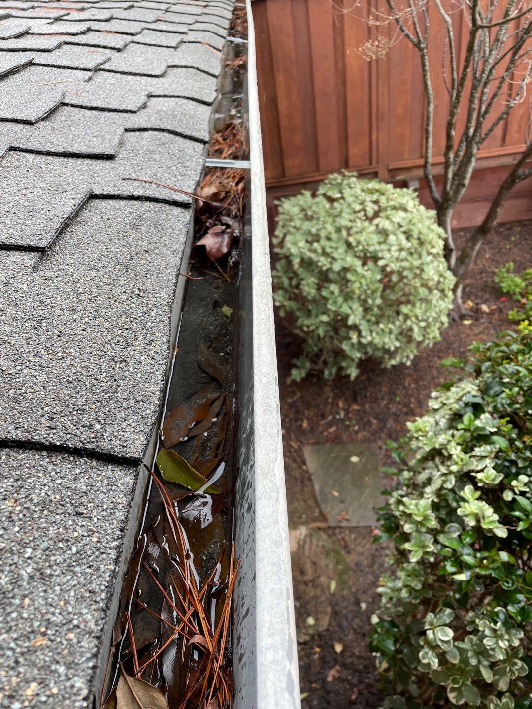 San Jose Gutter Cleaning on a 2 story home by All One Solar Shine