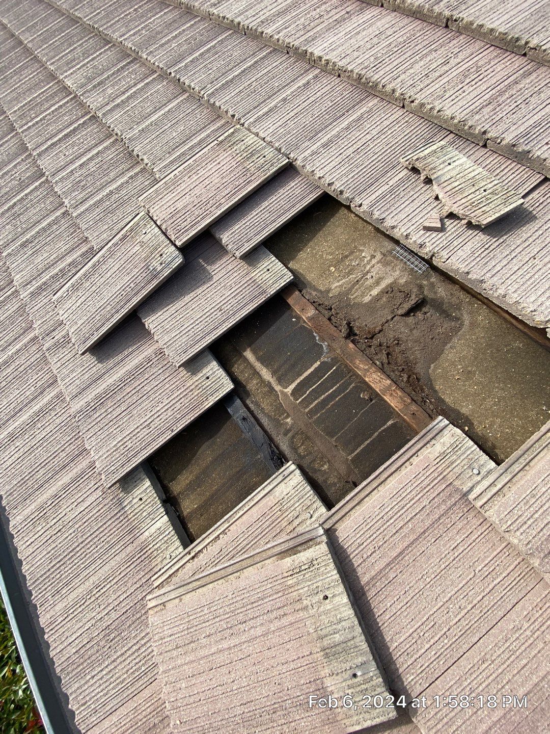 Tile Roof Repair by Grandmark Service Company