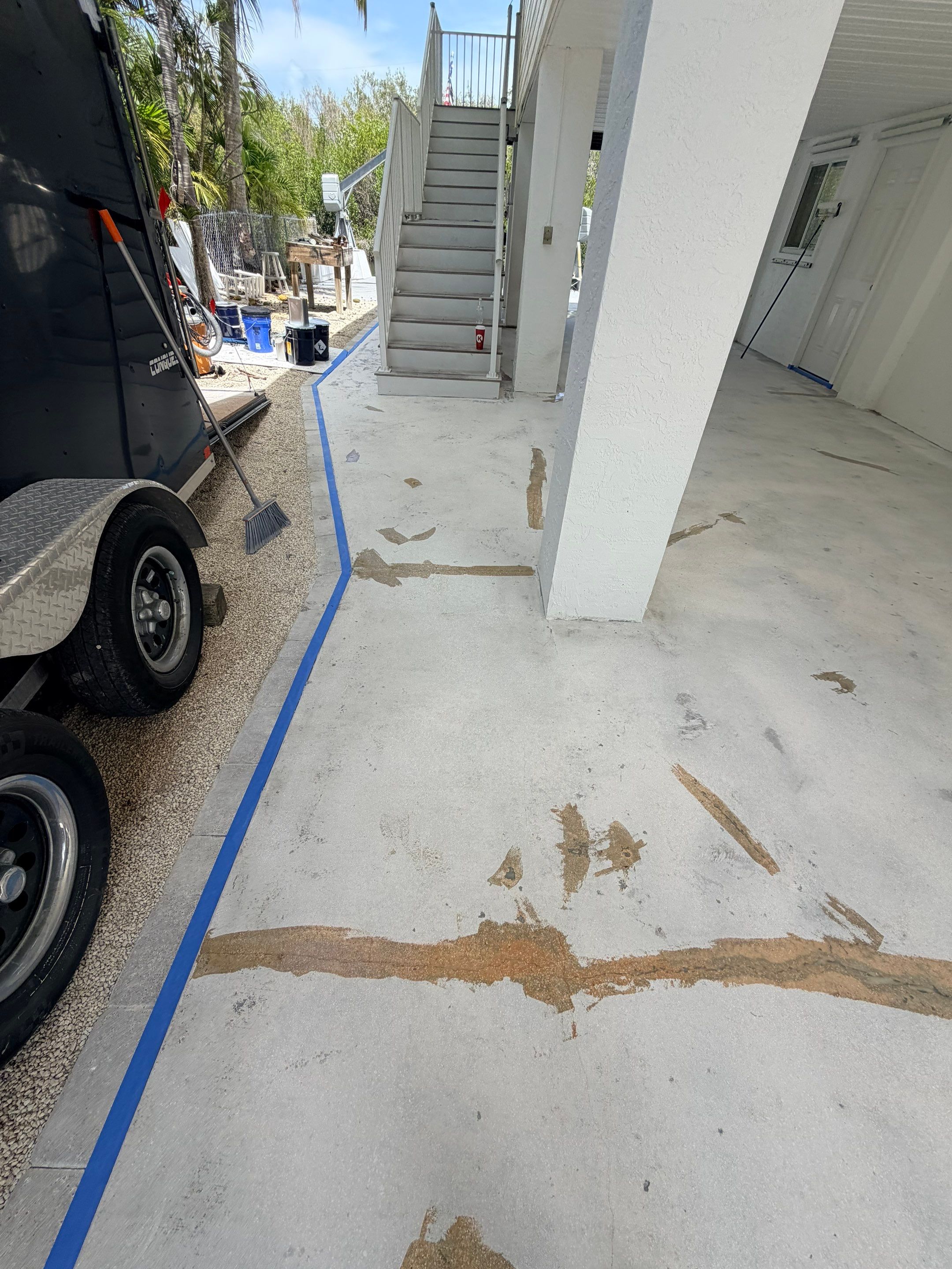 “Tidal Wave” Carport in Big Pine Key, FL by Tropical Epoxy Coatings & Creations LLC