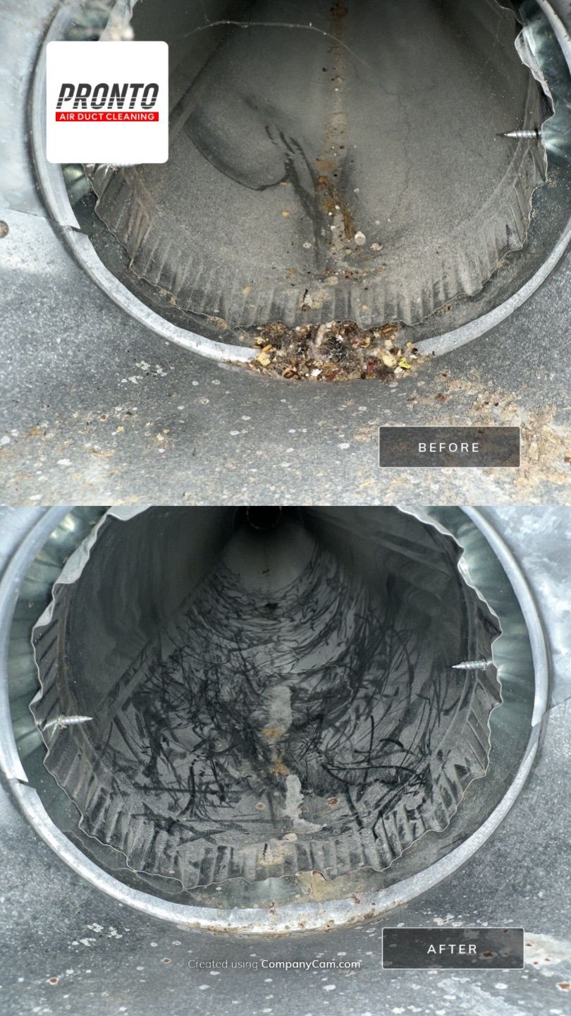 Air duct cleaning using Hypervac by Pronto Air Duct Cleaning