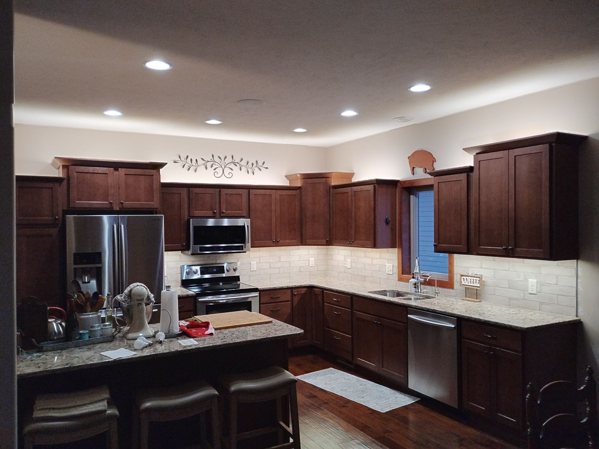 Kitchen Under and Upper Cabinet Lighting  by Abe Electric 