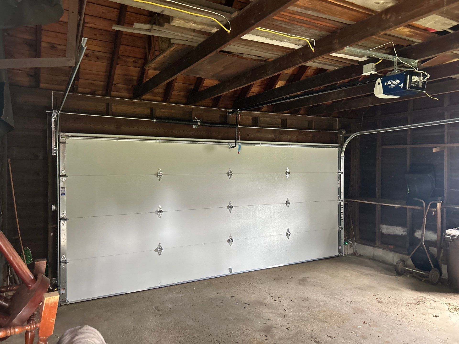 Door Installation using Raynor Encore Garage Door by Keene Door