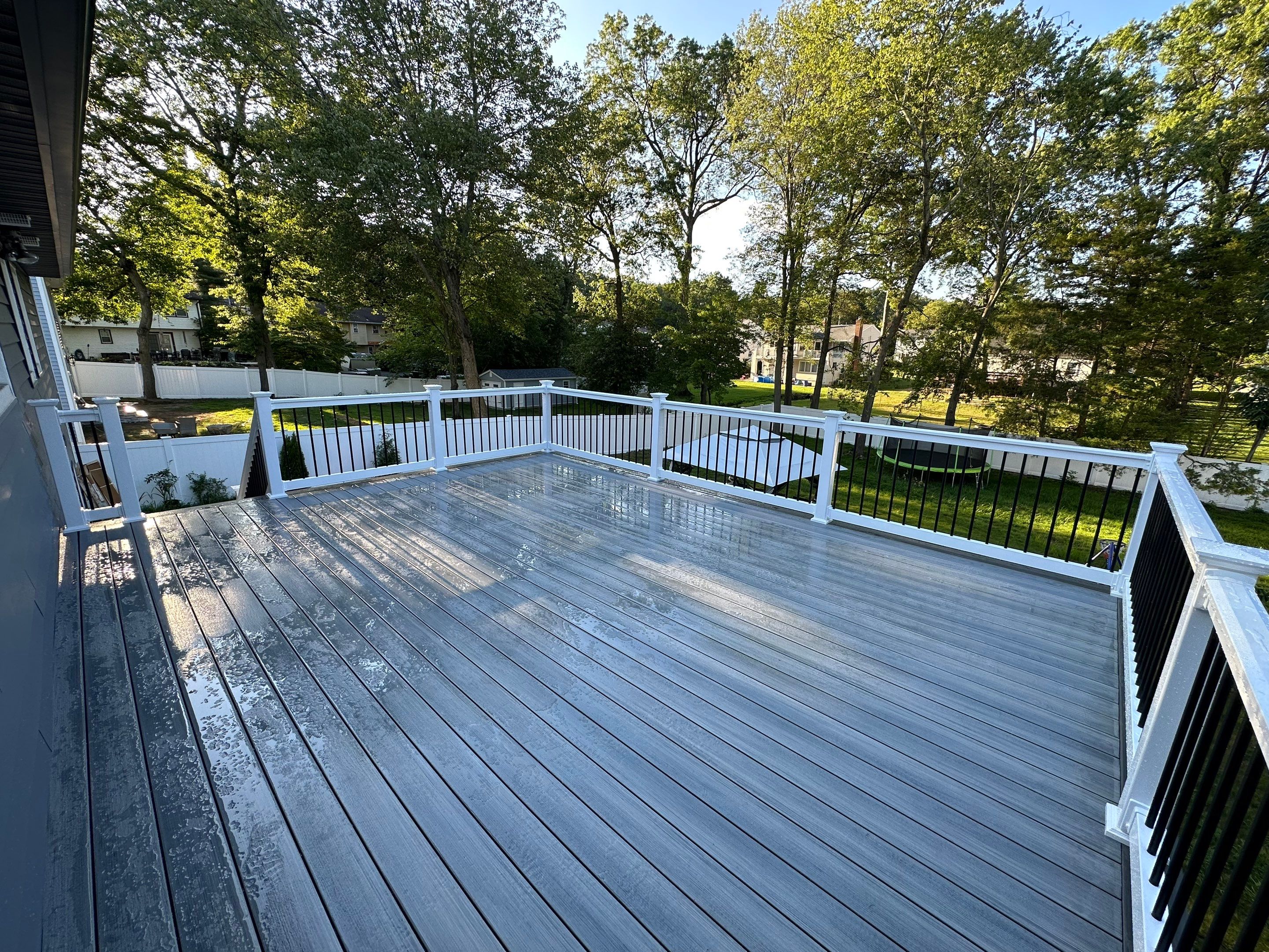 New deck in Westwood NJ by deck guardian