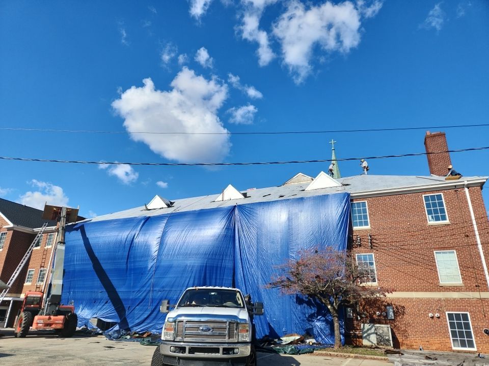 Mebane United Methodist Church by Just In Time Roofing and Restoration