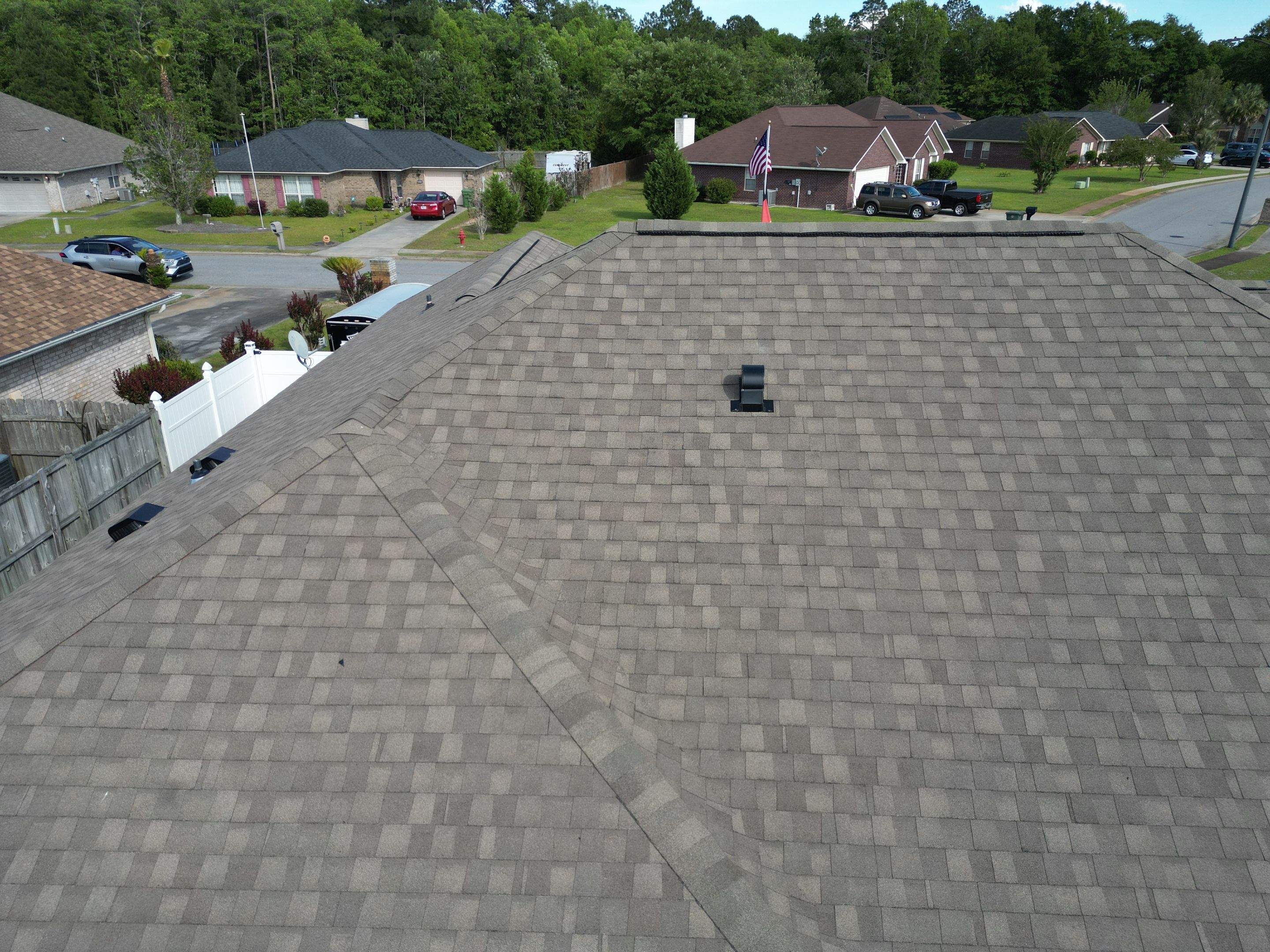 Residential Roofing Installation using Atlas Pinnacle Sun by Talya Roofing