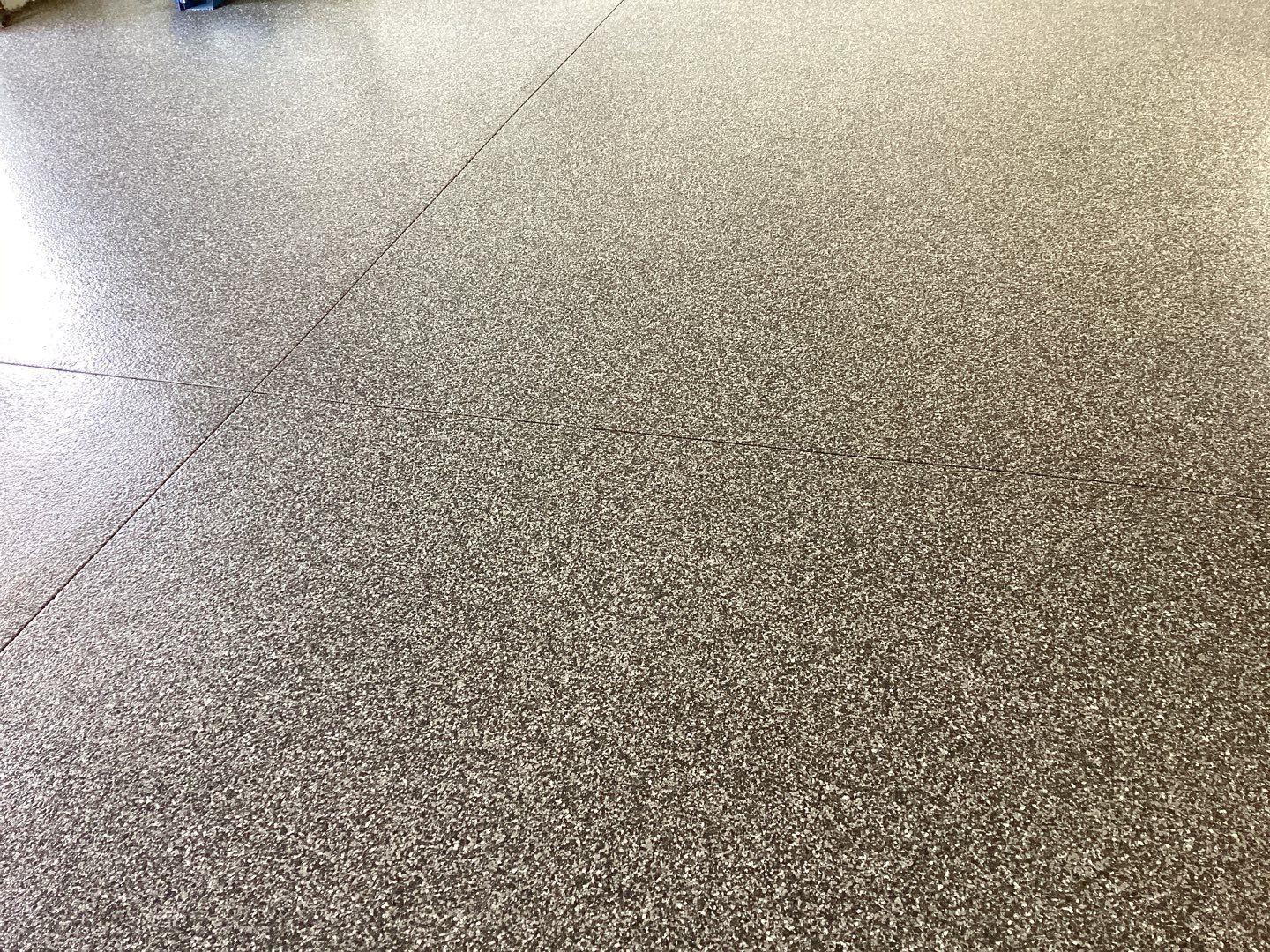 Garage using Slate Stone by Amvet concrete coatings llc