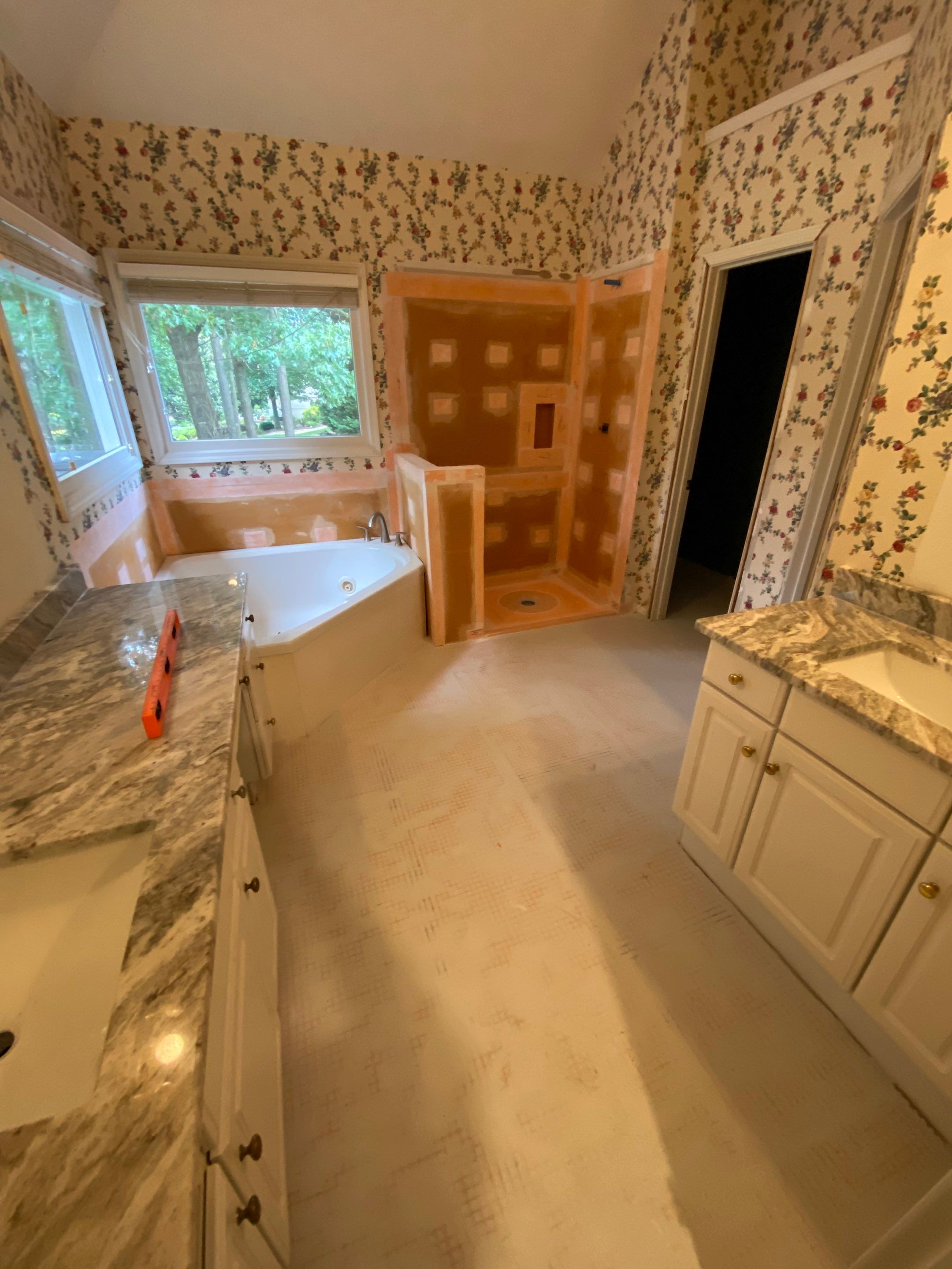 Master Bathroom Remodel and Tile Upgrade in Woodstock Georgia by Swift Home Renovations