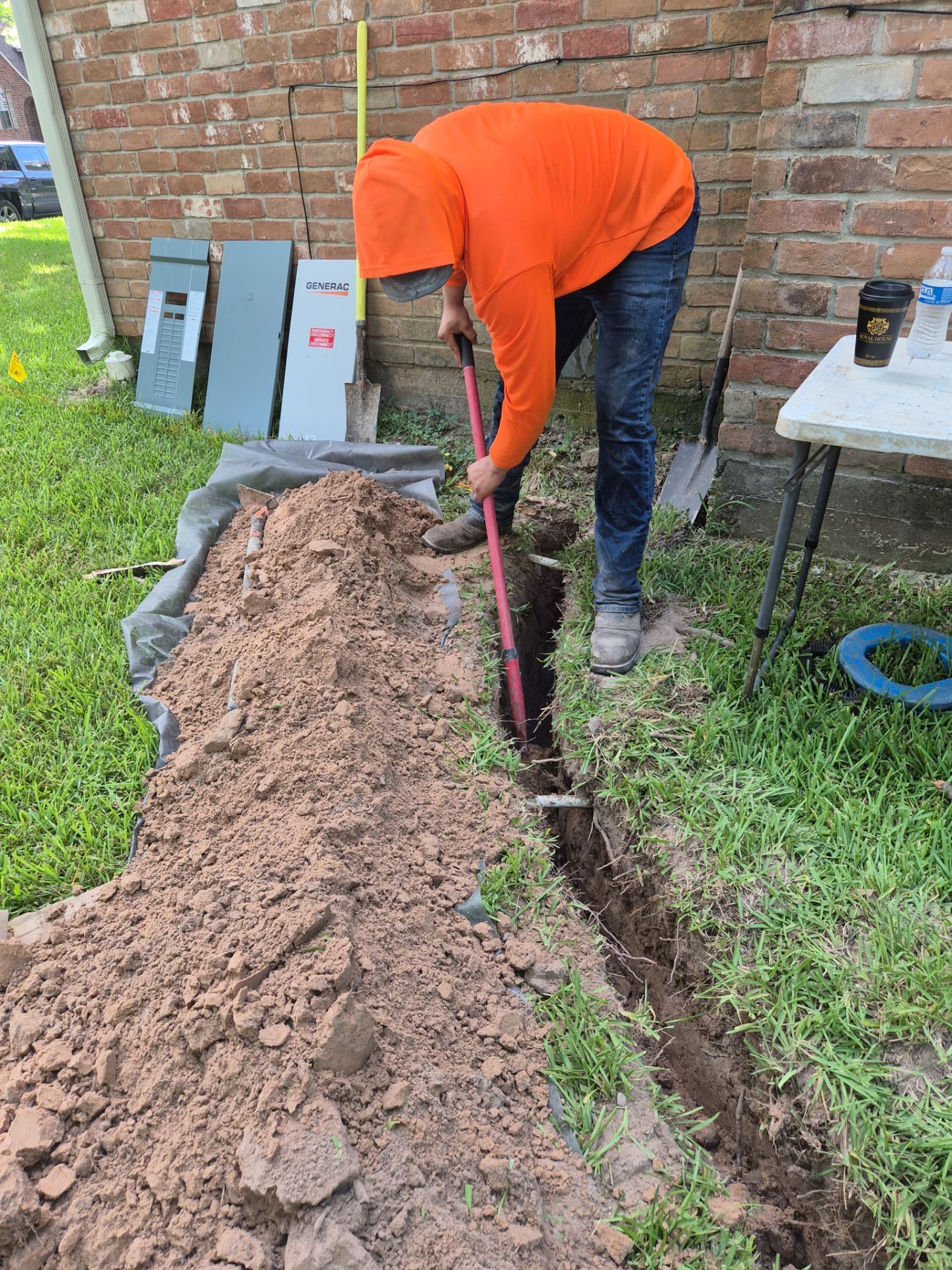 Residential Generac Standby Generator Installation and Electrical Panel Upgrade in Spring, Texas by GenTex Elite Services