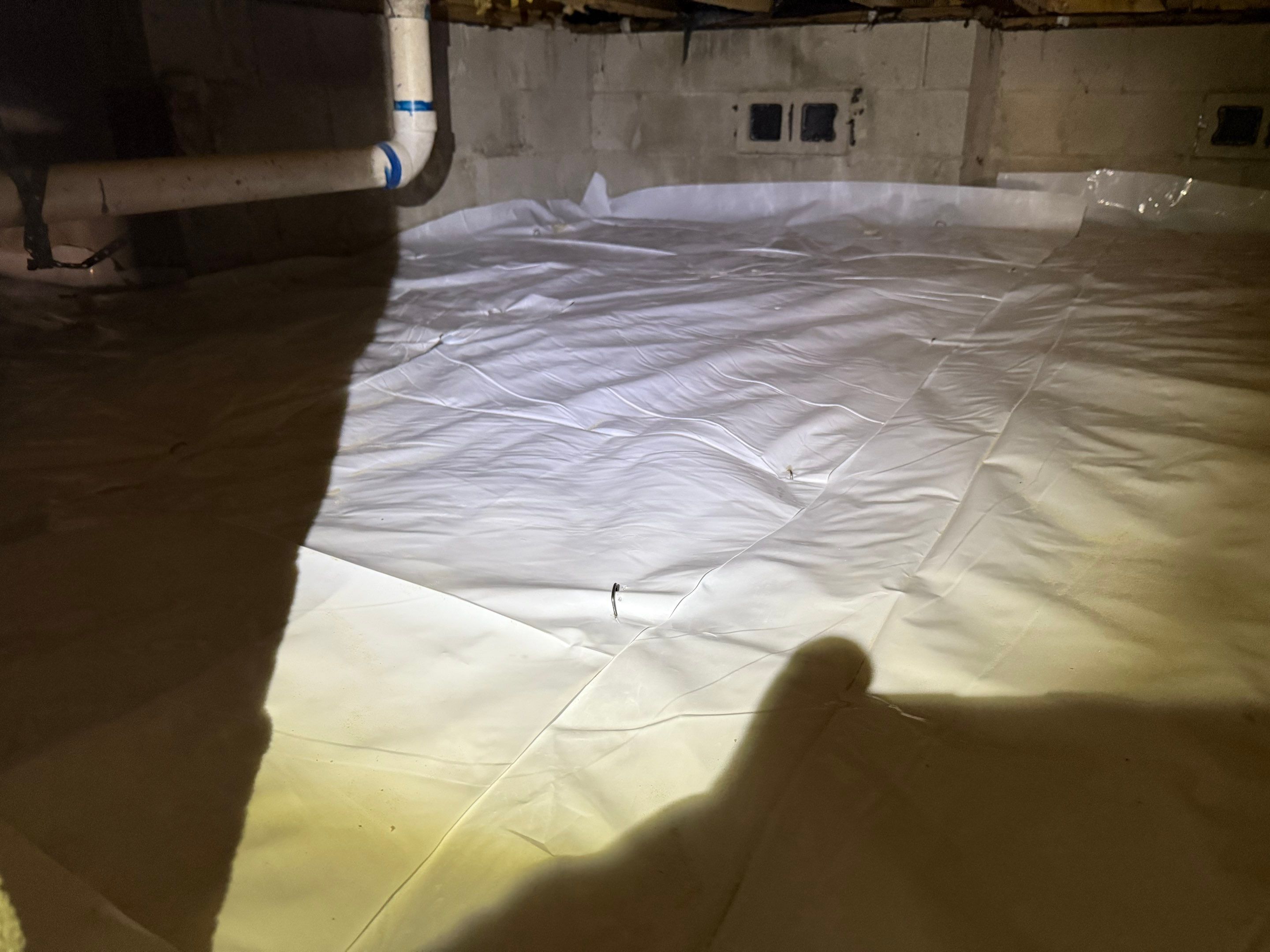 Project in Elizabeth City by Patriot Crawl Space Repairs