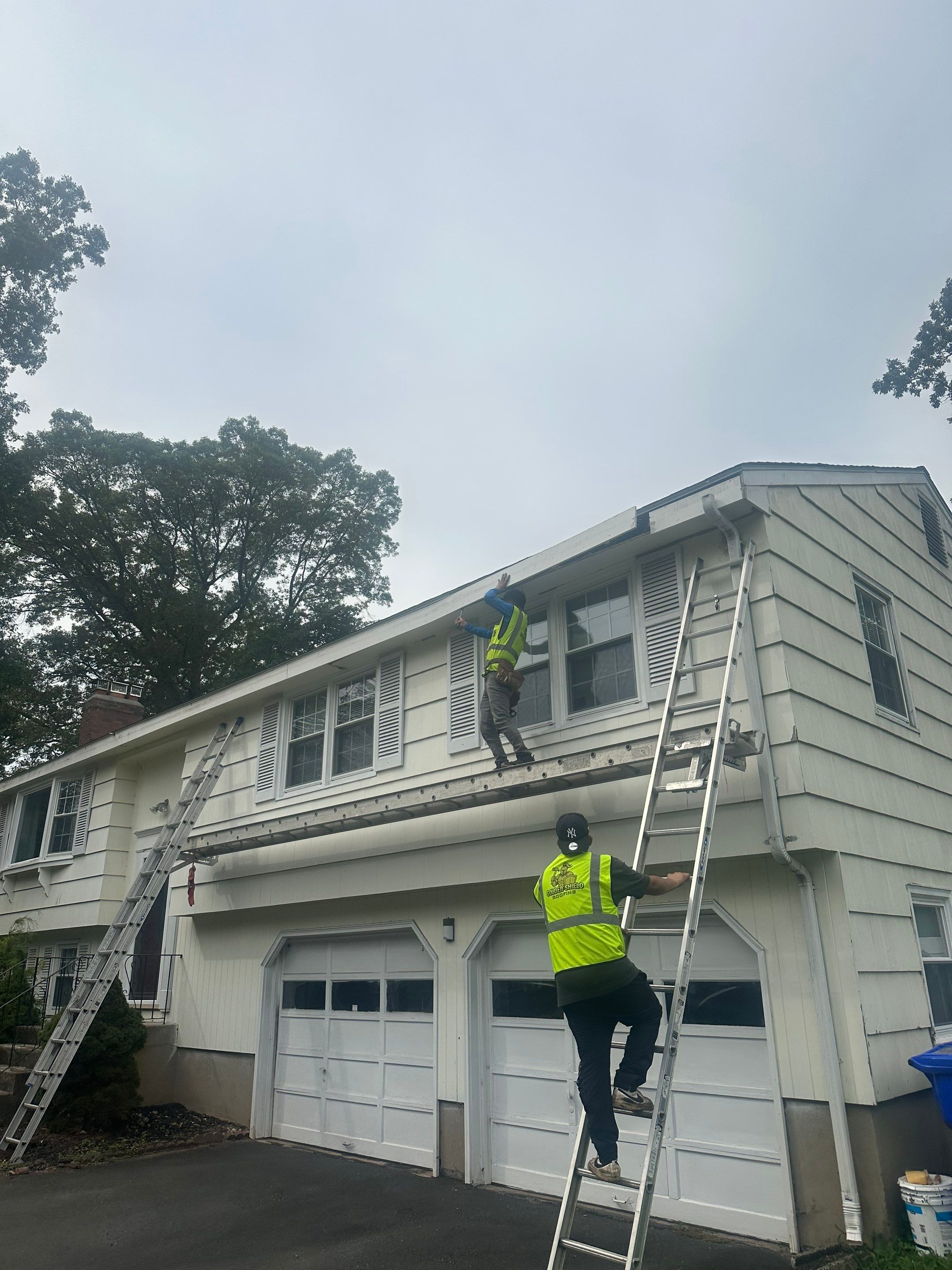 Project in East Hartford by Golden Shield Roofing