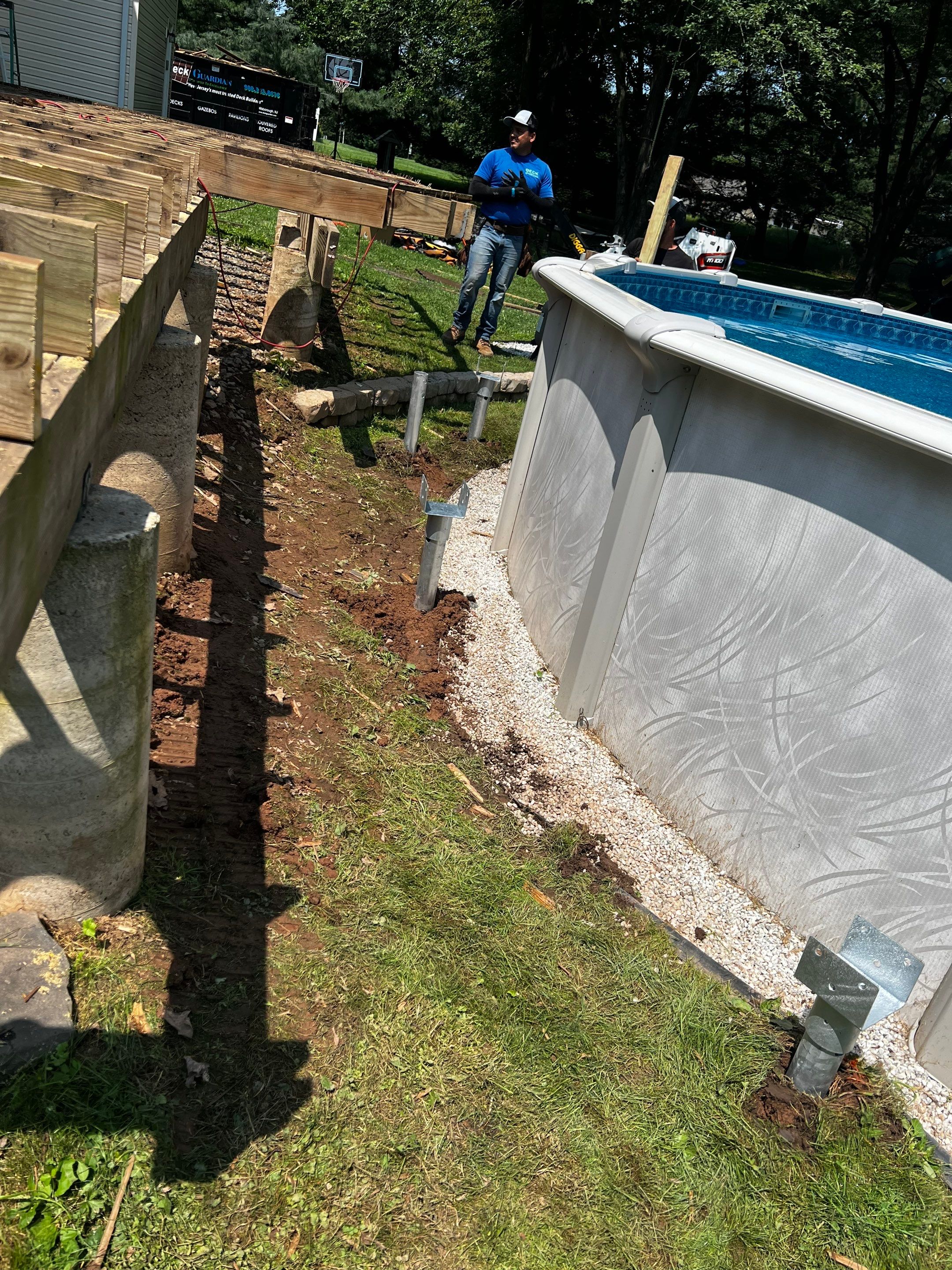 New Pool Deck IN Flemington by deck guardian