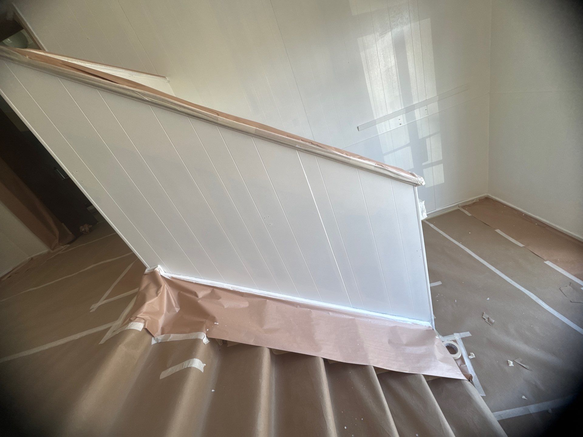 Interior Stairwell Transformation – Before & After by Midwest Paint LLC