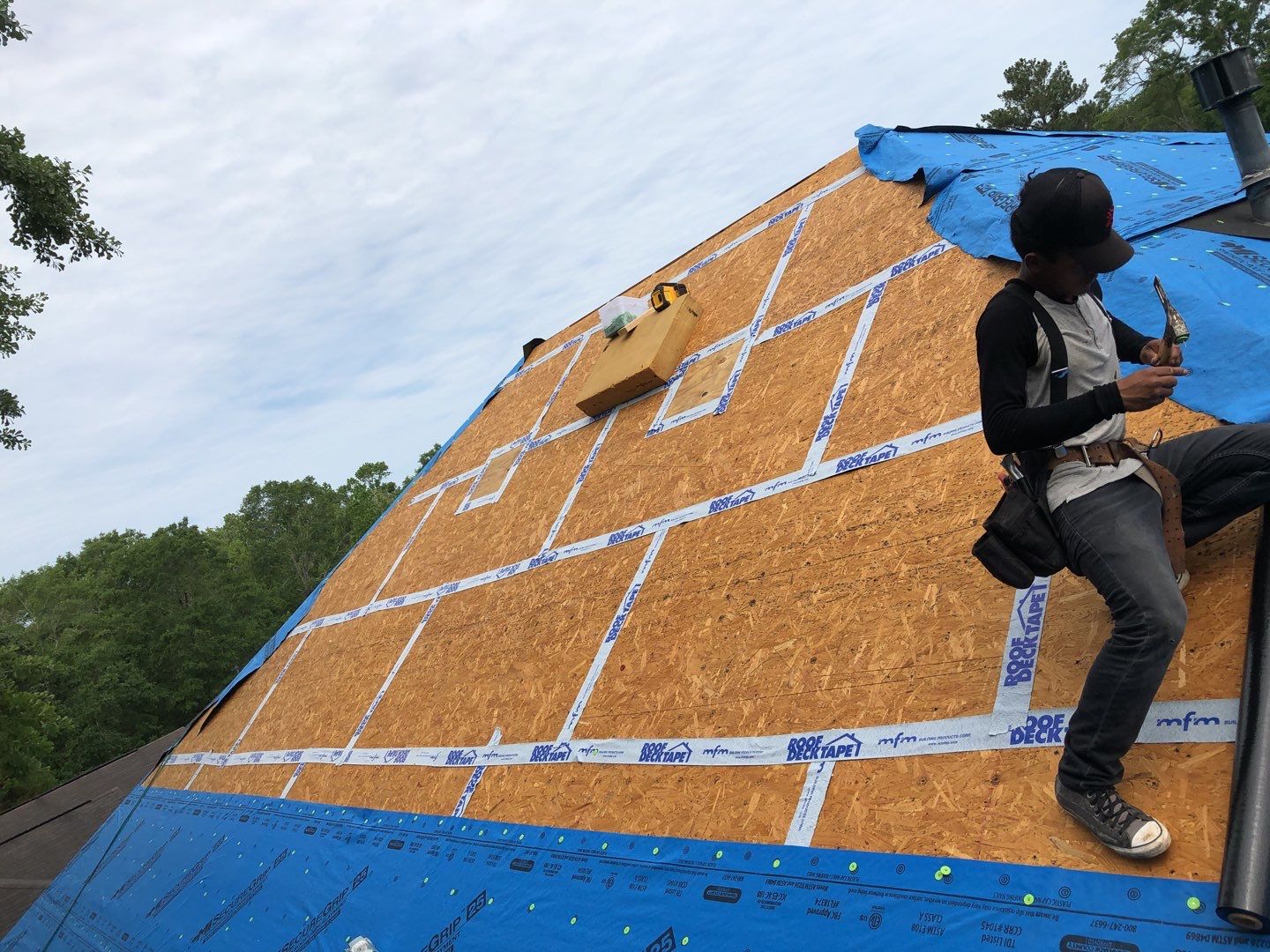 Residential Roofing Installation using Roof Replacement by American Roofing & Construction LLC