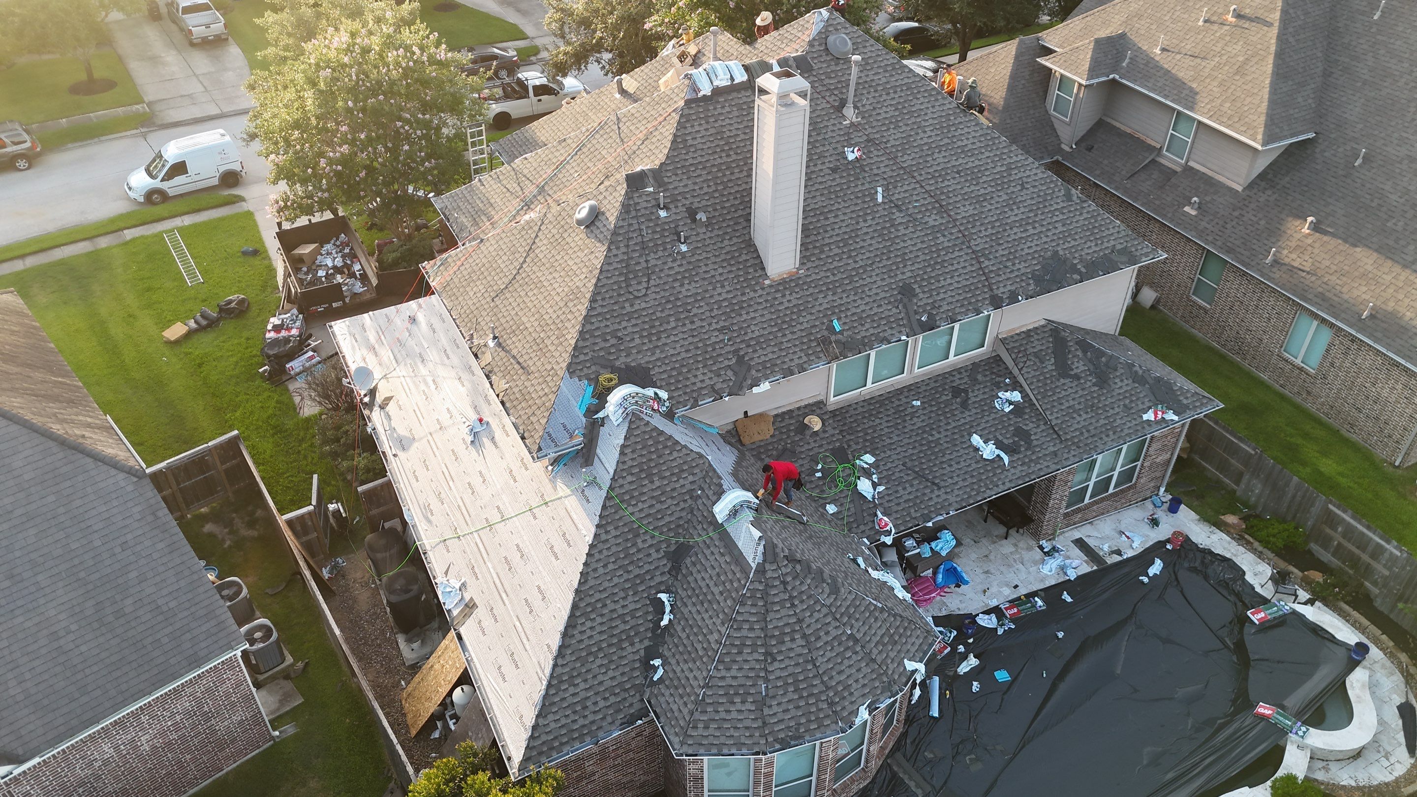 Roof Replacement with GAF Timberline UHDZ Shingles in Humble, TX by Onit Roofing LLC