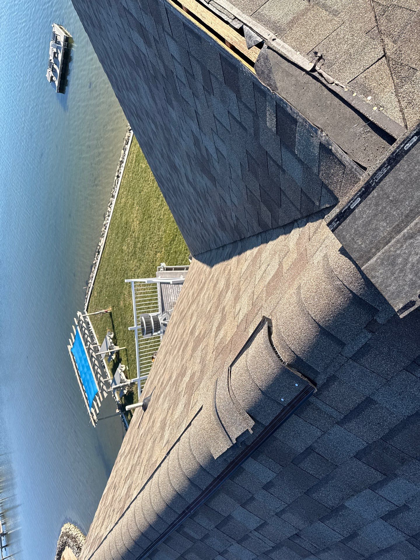 Waterfront Roof Replacement in White Stone, VA by Cade Construction