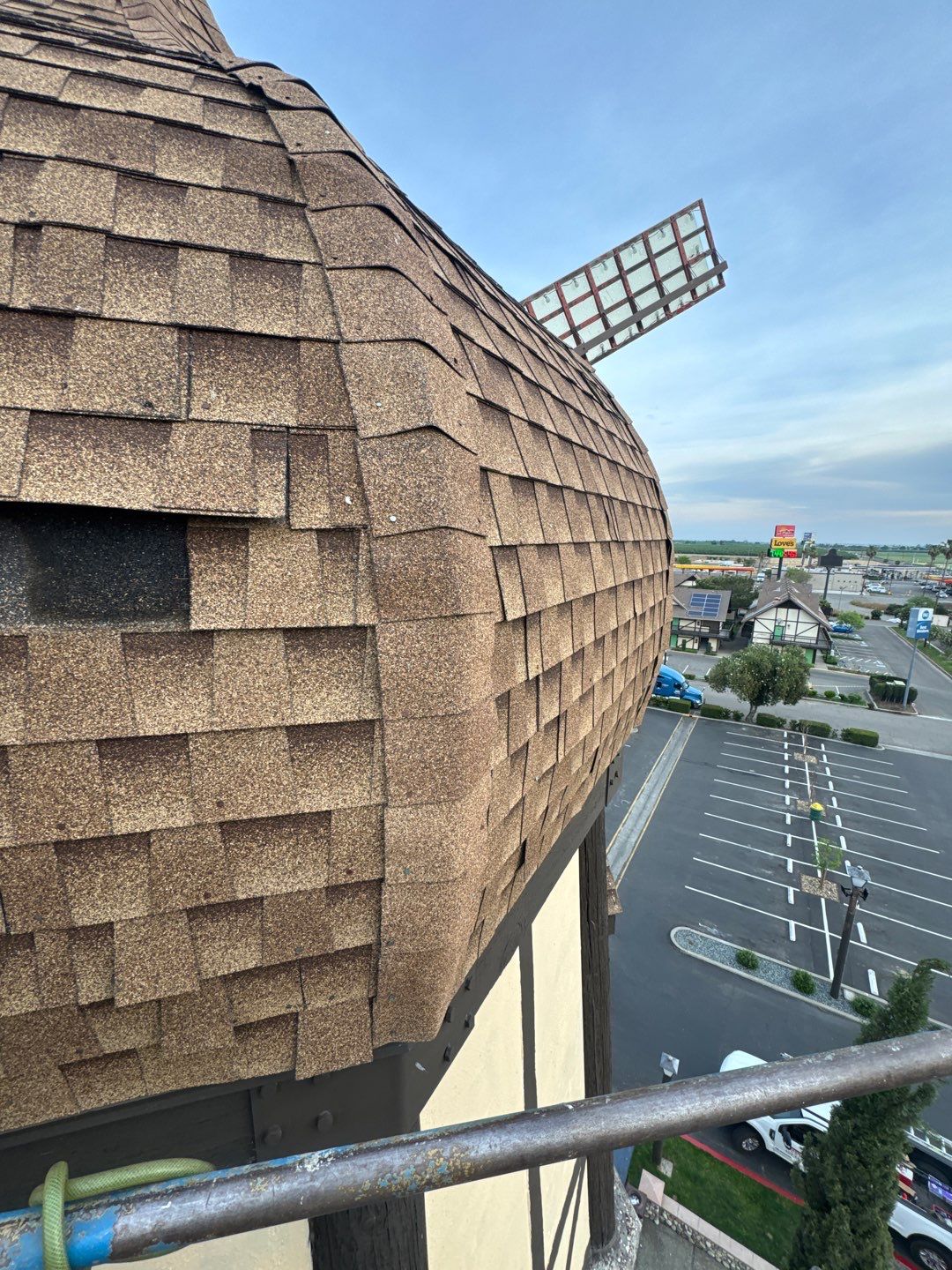 Spray foam and coatings using General Coatings acrylic coatings and spray foam by Straight Edge Roofing Inc