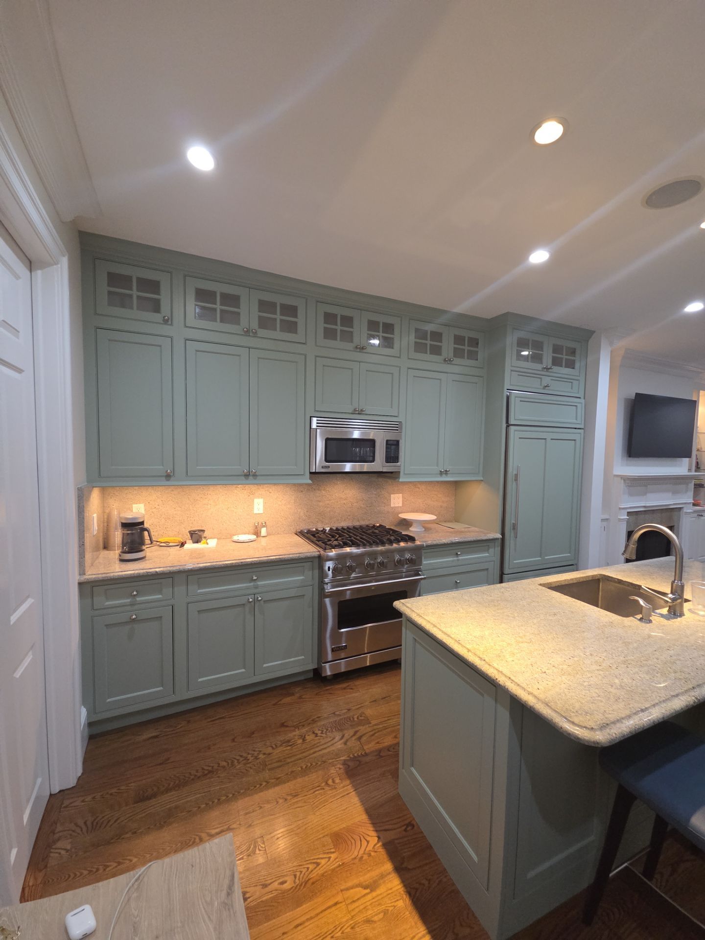 Kitchen Cabinets & Living Space Refresh in Rittenhouse by Groovy Hues