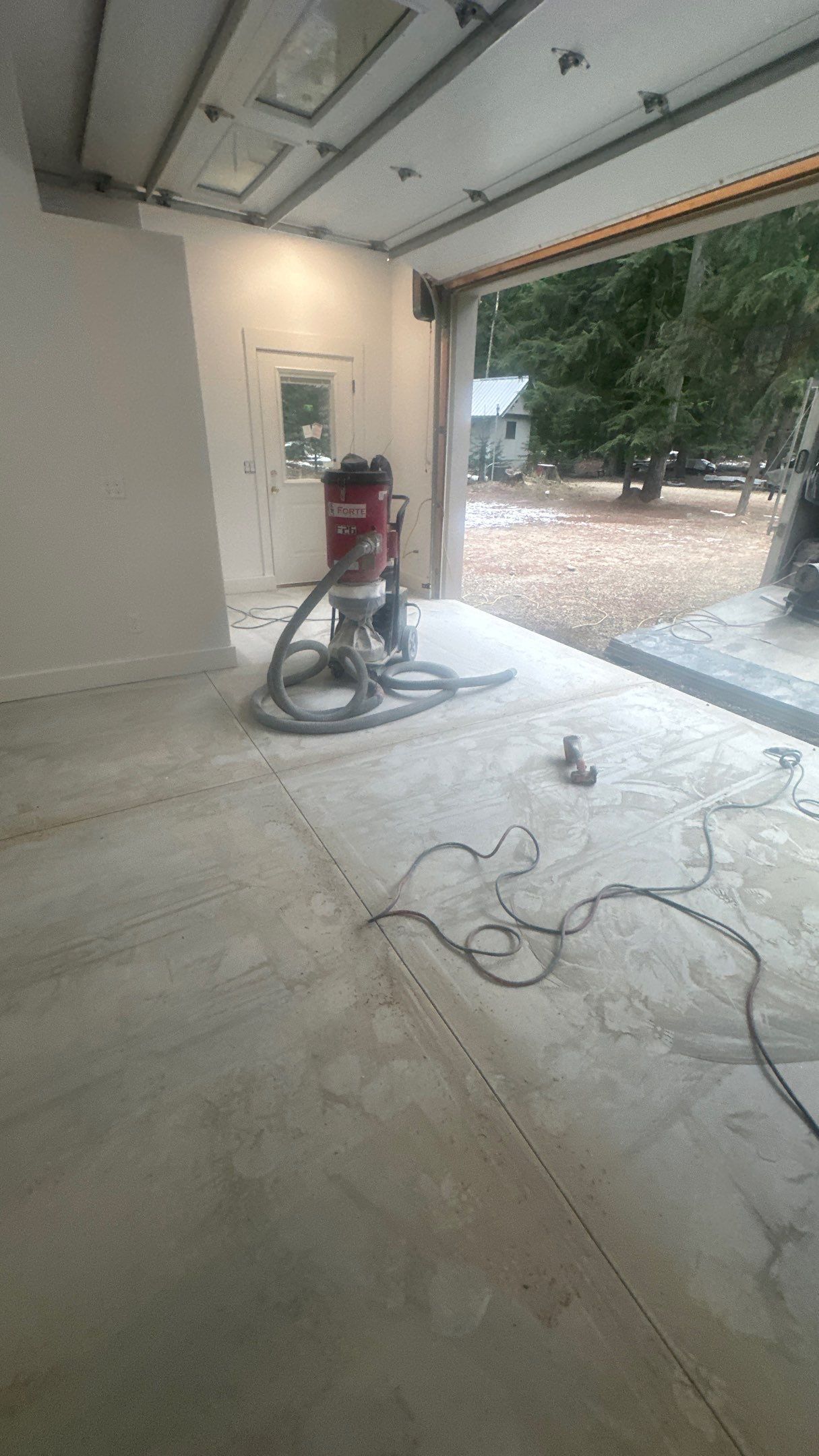 Garage Transformation using Claystone Hybrid by Croc Coatings, LLC