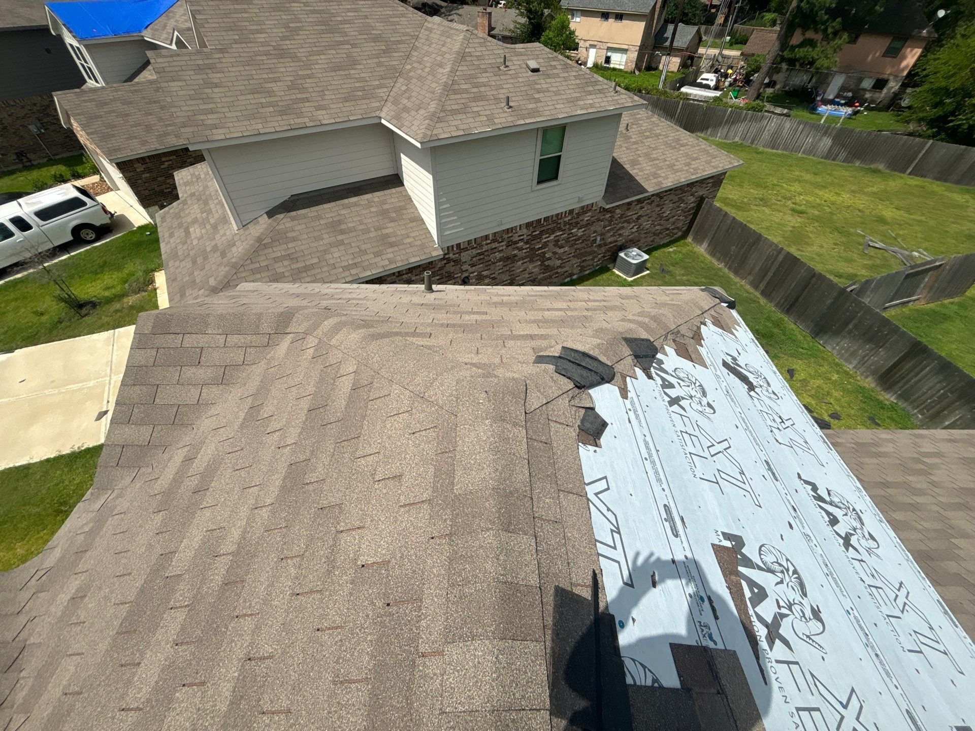Residential Roofing Repair using Owen's Corning Duration (Lifetime) Shingles by Roof Repair Services LLC