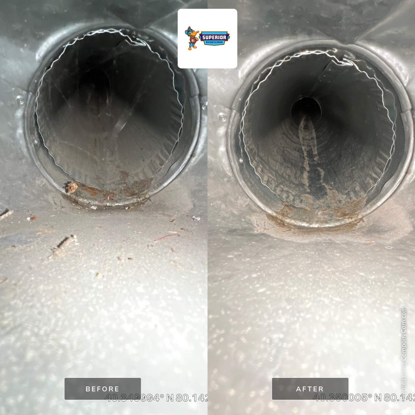 Air Duct Cleaning With a Vacuum Truck in Bridgeville, PA by Superior Air Duct Cleaning