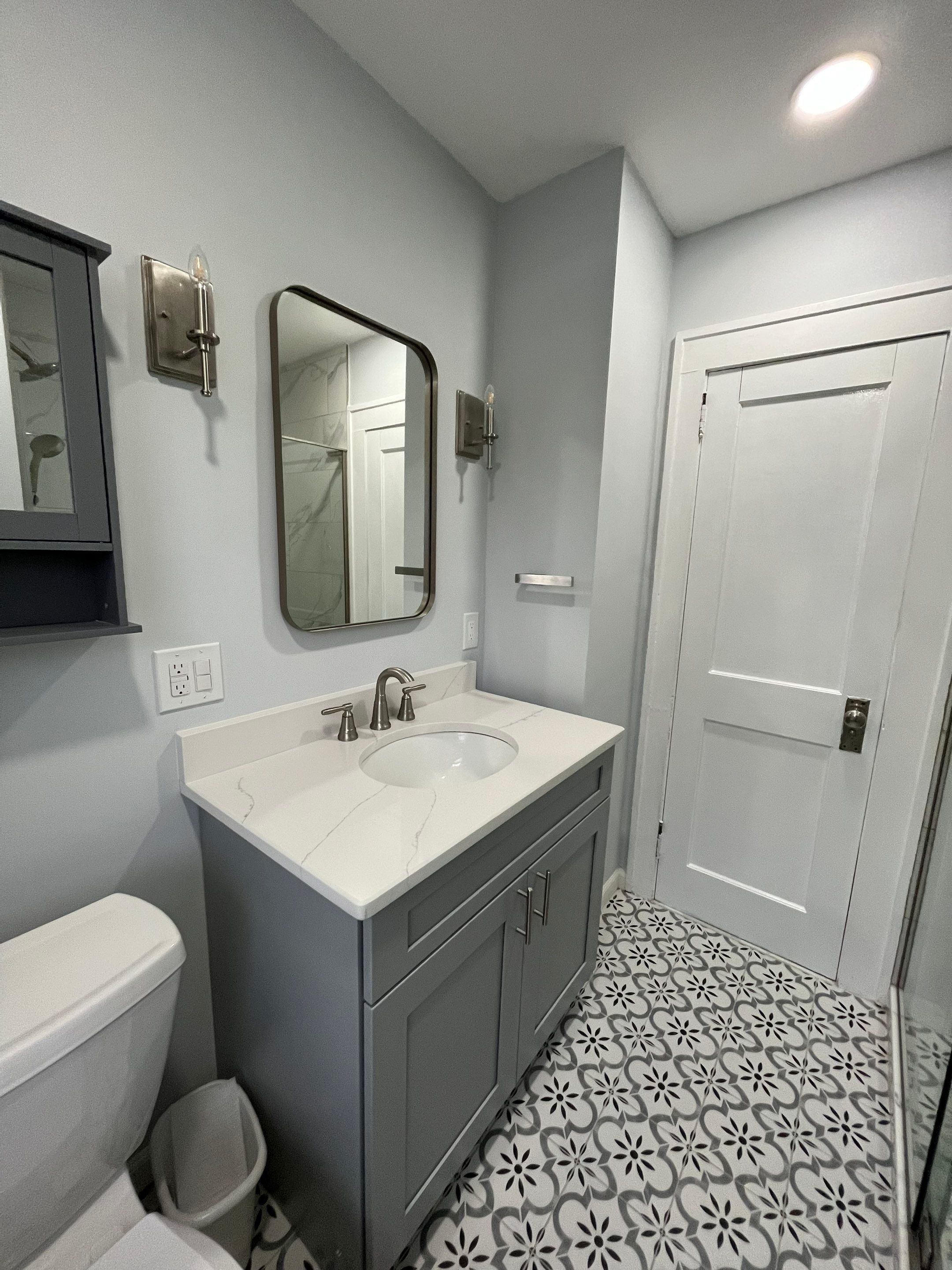 Bathroom Remodel using Tile by Home Concepts Construction