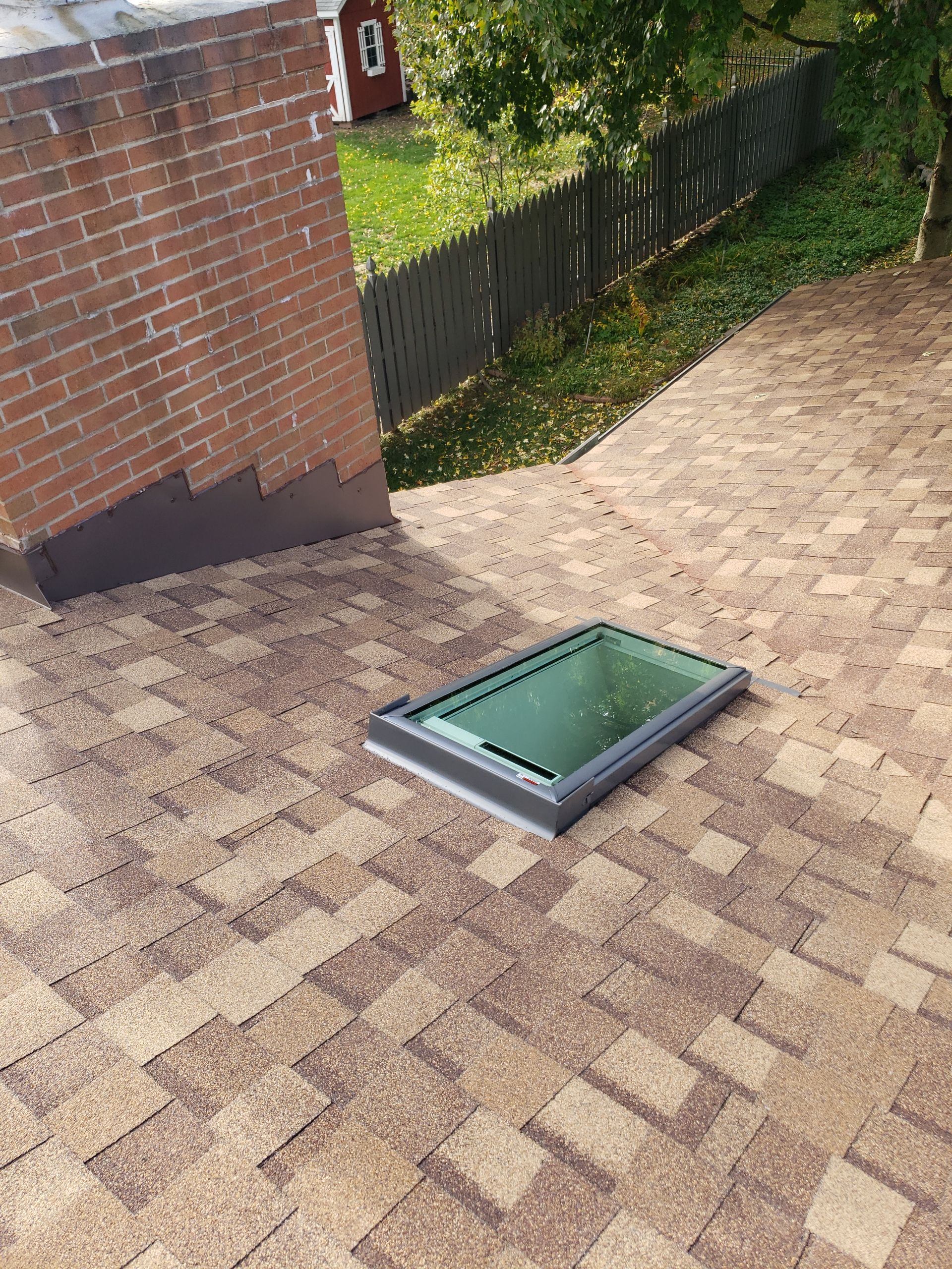 ATLAS PINNACLE COLOR: MORNING HARVEST DRIP EDGE: MUSKET BROWN by Eagle Eye Roofing