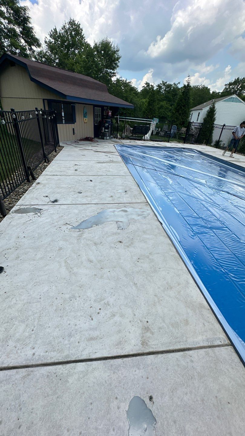 Oxford Pool Deck Project in Baden by Floors in a Day, Inc