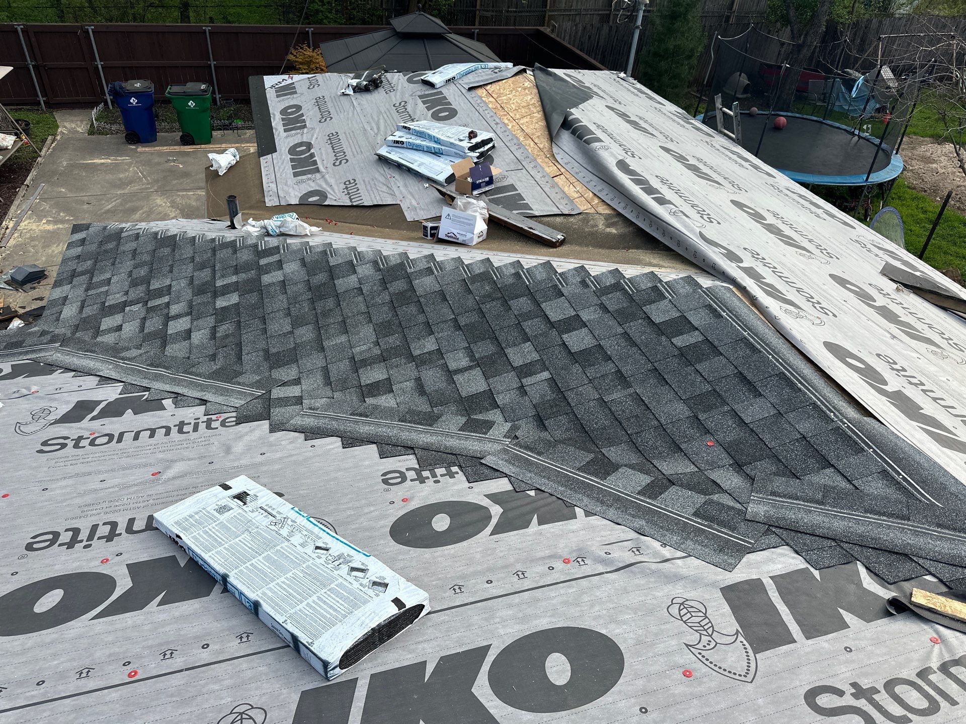 Redeck with IKO Dynasty Summit Grey by Becker Roofing and Exteriors