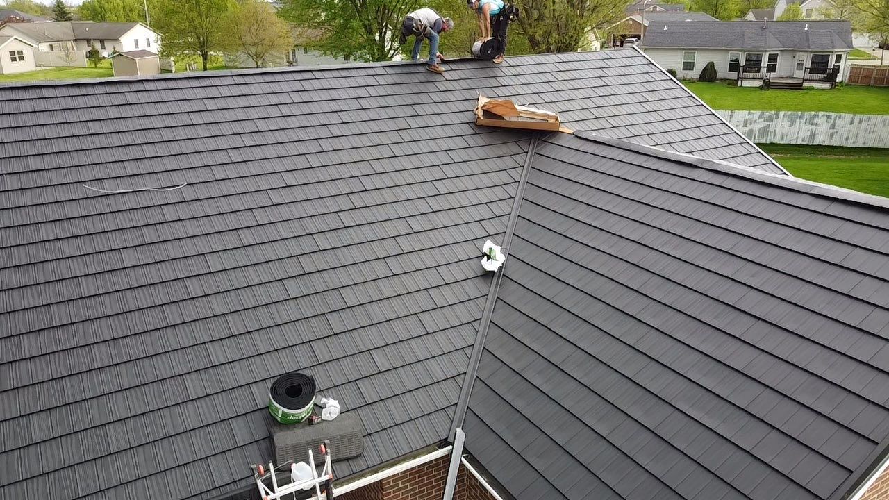 Metal Shingle Shake Roof Installation – Sidney, Ohio by 4Ever Metal Roofing