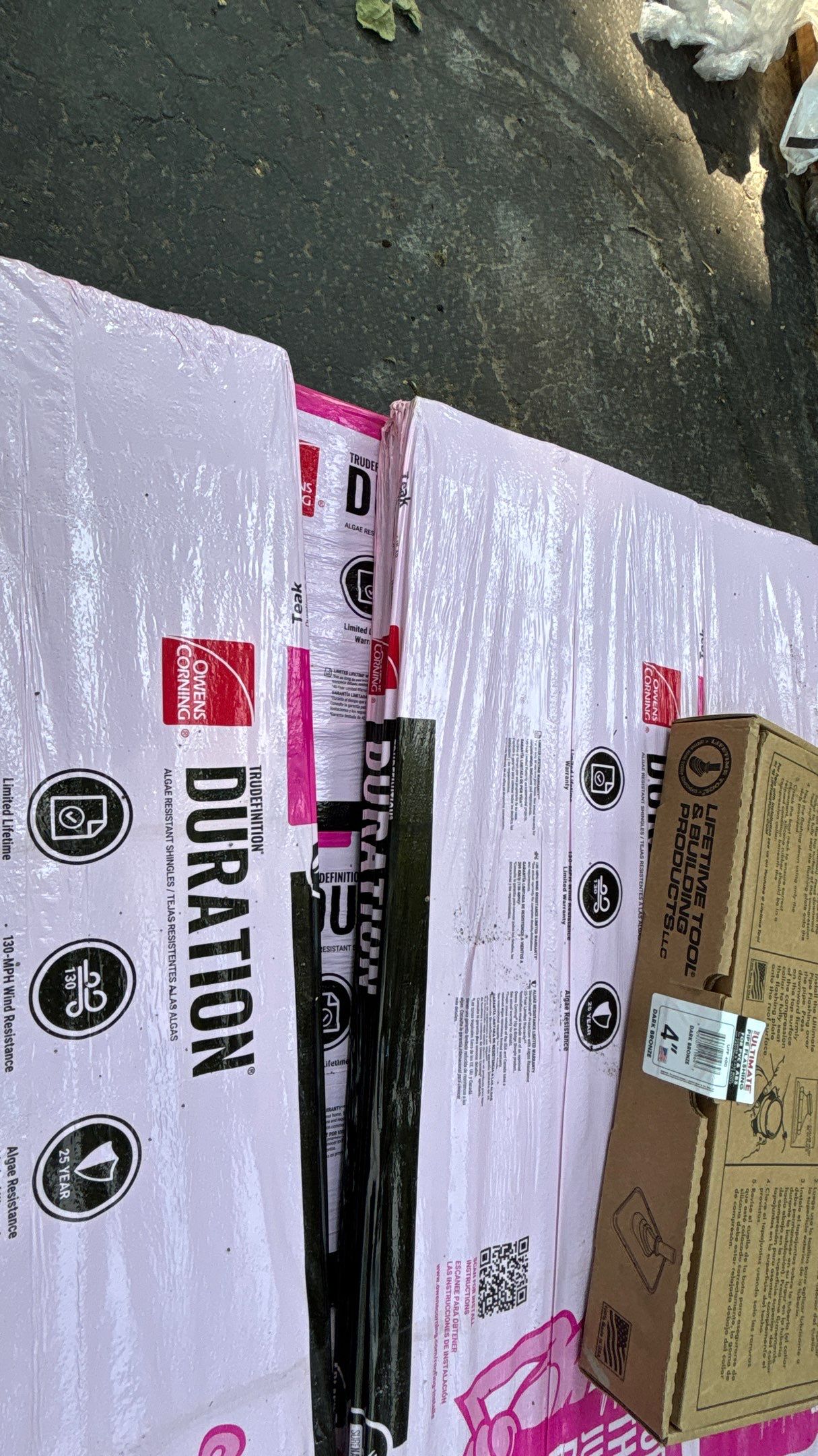 Roof Replacement using Owens Corning Teak by 180 Contractors