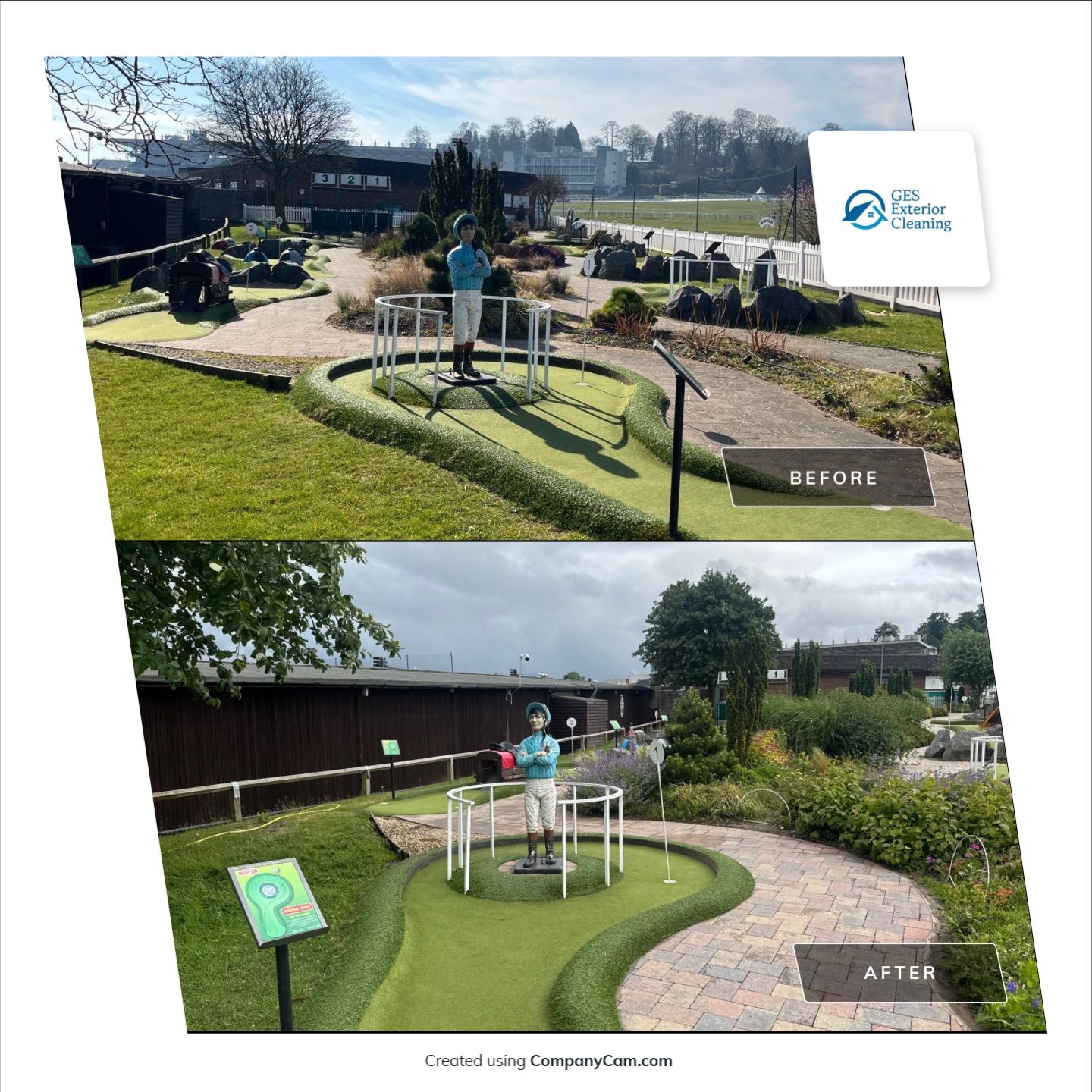 Adventure Golf Course Clean by Ges Exterior Cleaning ltd