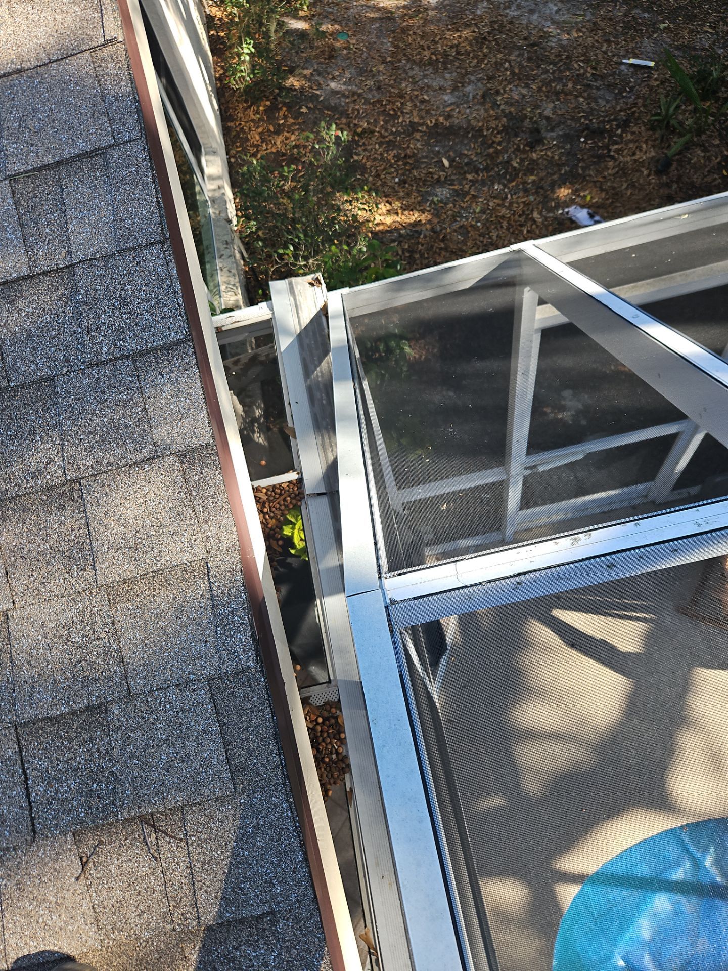 Seamless Aluminum Gutter Installation using 6 Inch Seamless Gutters in Sarasota FL by Gutter Professors