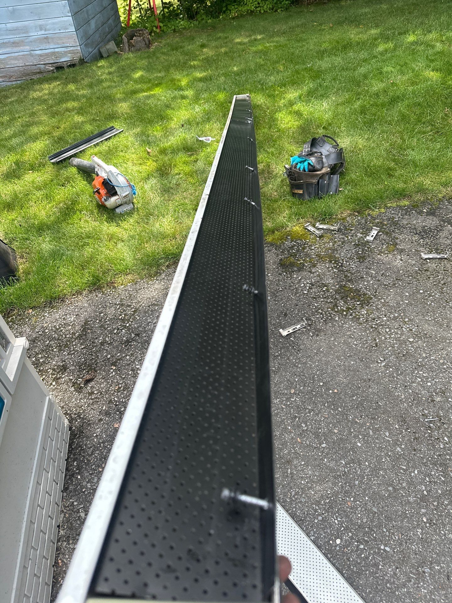 Gutter Cleaning & TREX Gutter Guard Installation in Wilmington, MA by Mighty Dog Roofing of Greater Middlesex County