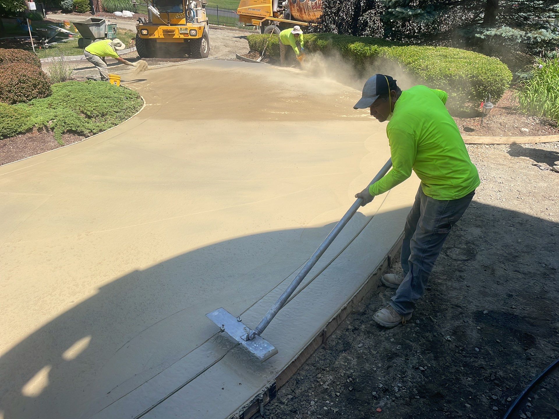 Stunning Driveway Remodel - Mendham, NJ by Architectural Concrete Design