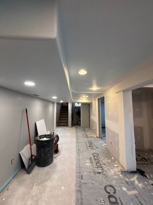 High-Gloss Epoxy Floor Coating and Basement Renovation in Rock Rapids