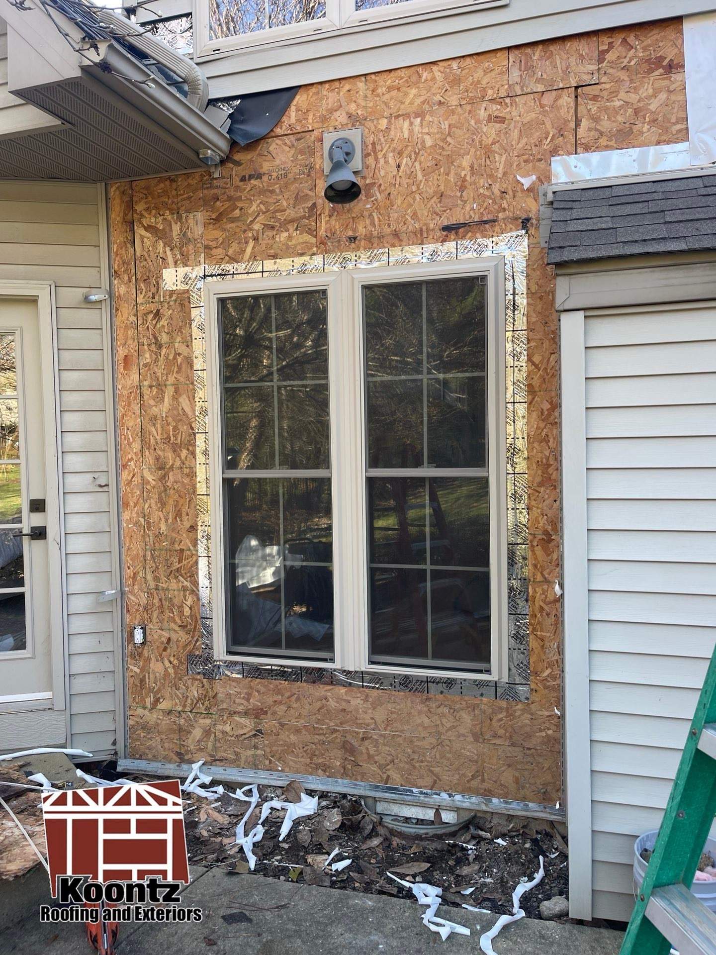 Window Installation using ViWinTech Windows by Koontz Construction