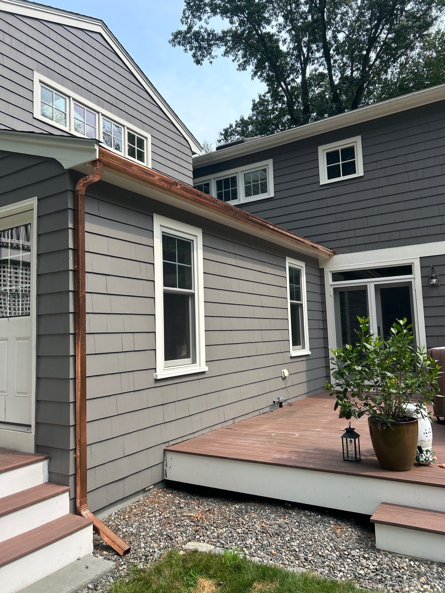 Copper Gutter Replacement in Concord by Mighty Dog Roofing of Greater Middlesex County