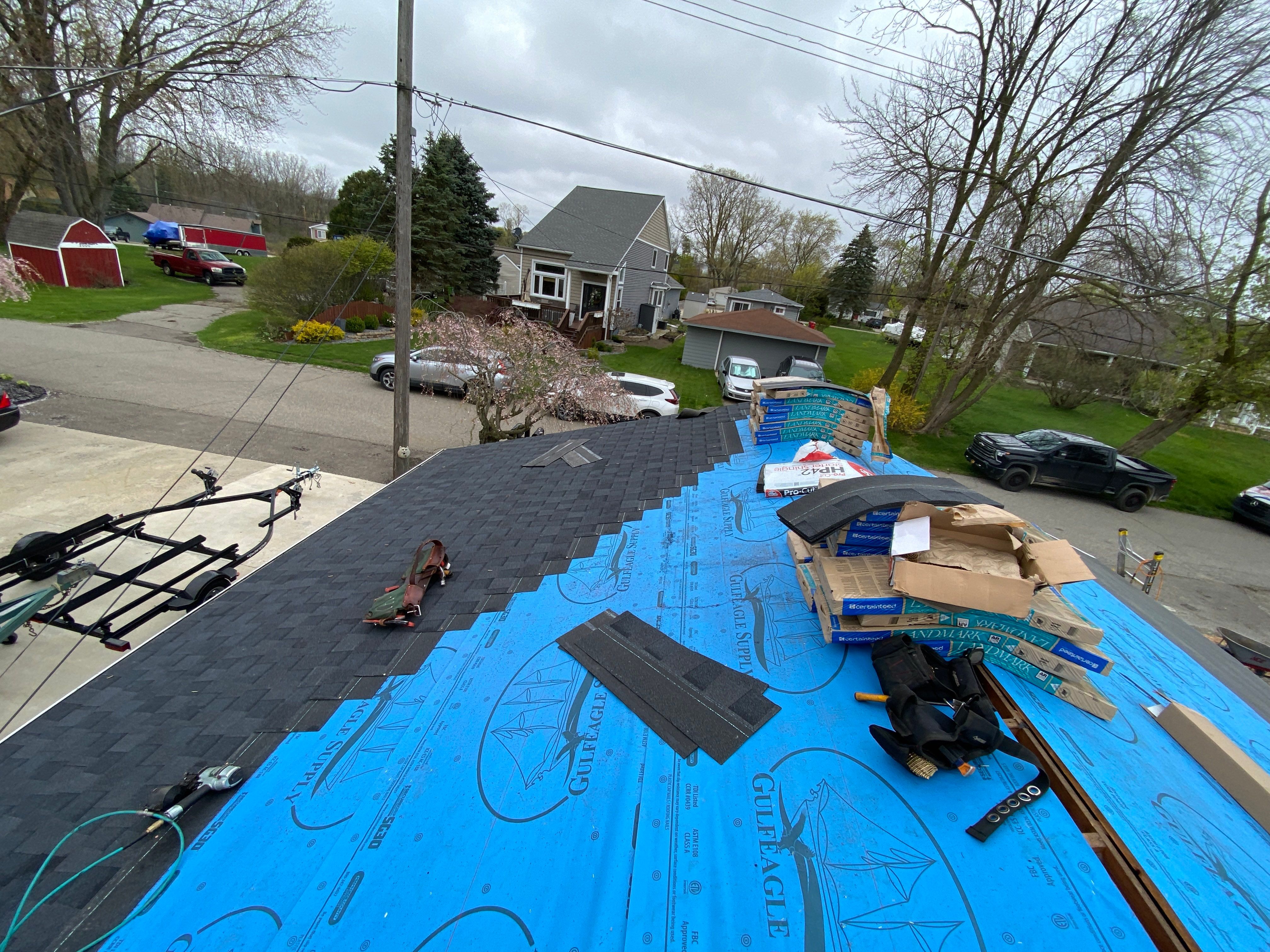 Roof Replacement using CertainTeed Landmark by 180 Contractors