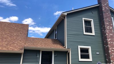 Lakeville, MA Gutter Installation using 5" K-Style Aluminum Gutter