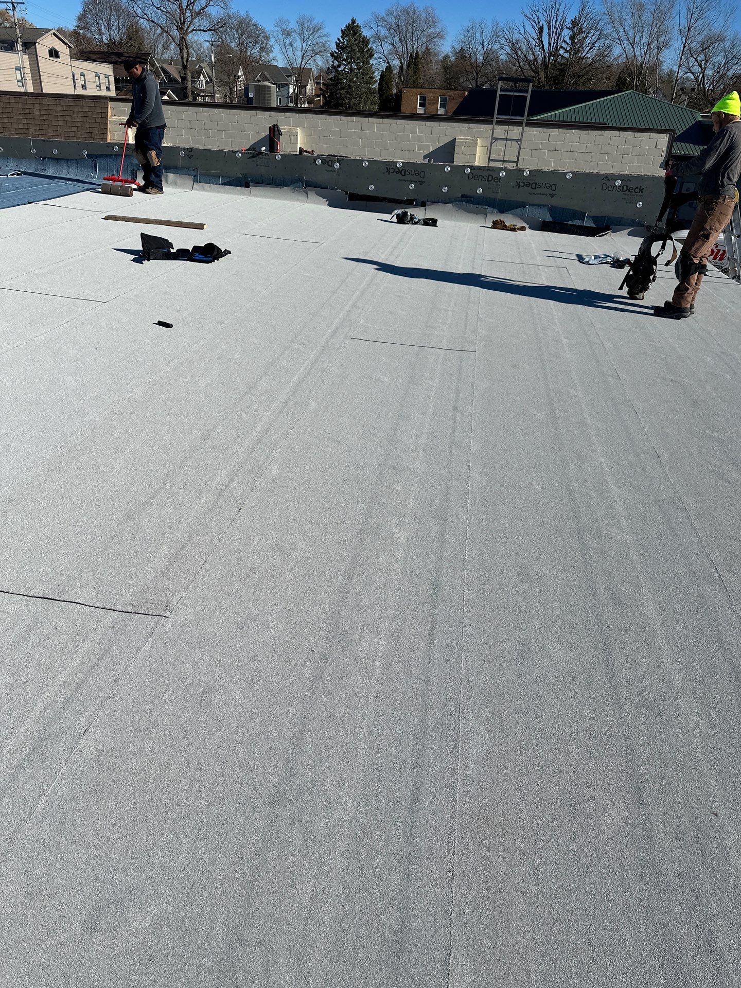 Commercial Roofing using Certainteed Flintastic Self Adhered by Stendahl Services