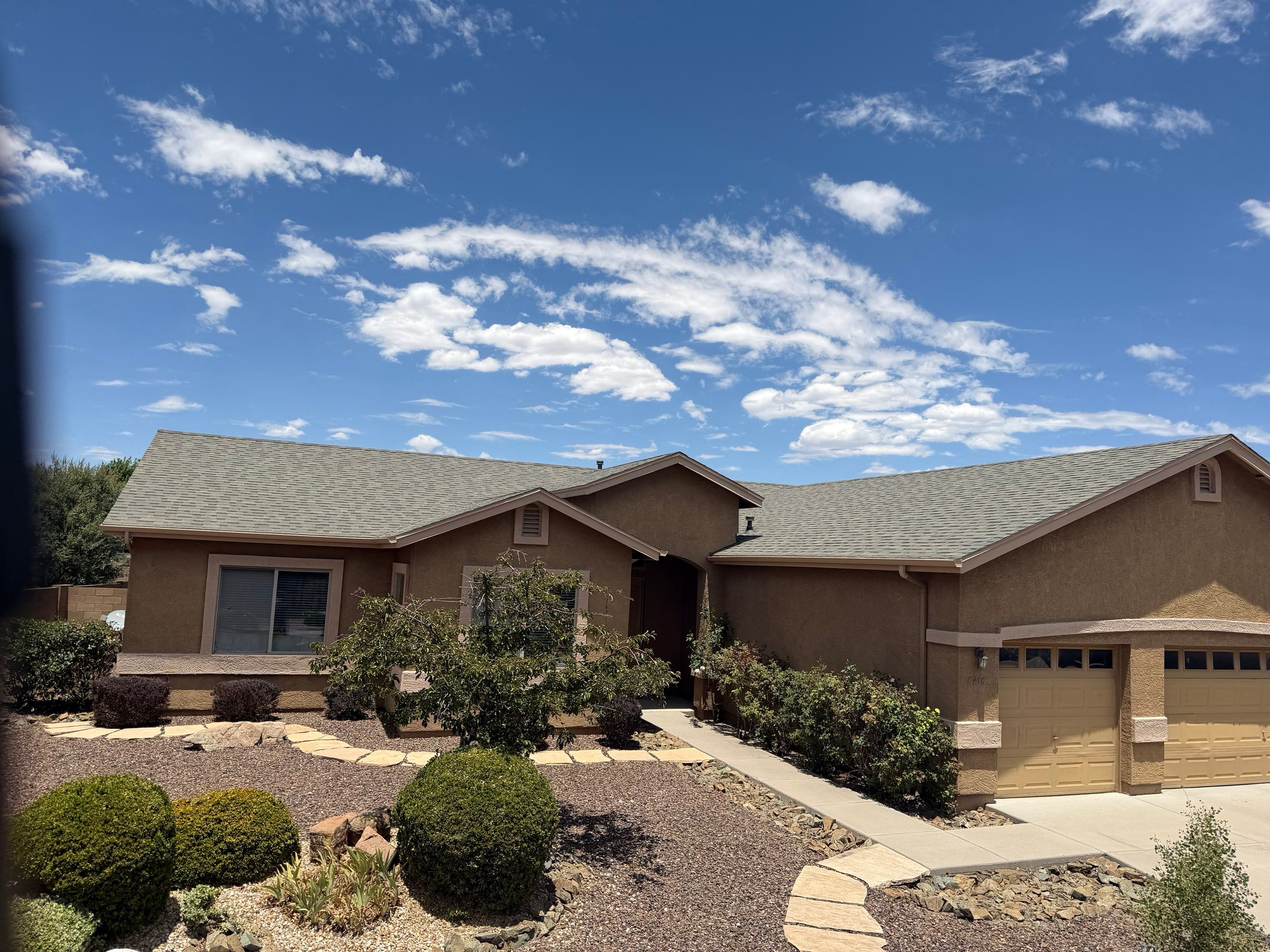 GAF Architectural Shingle Roof Replacement in Prescott Valley by Badger Roofing