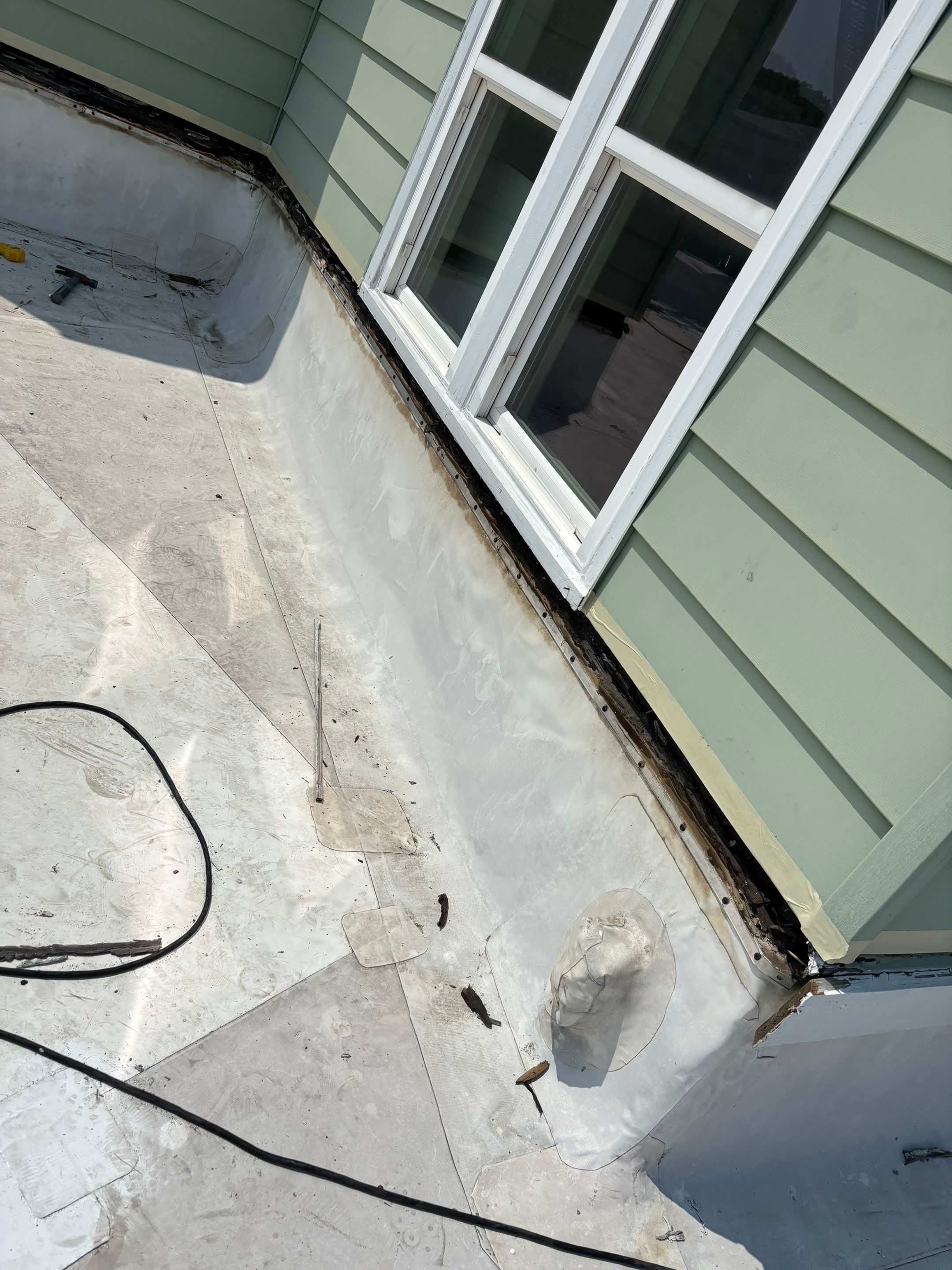 Commercial Flat Roof Membrane Repair and Patching in Memphis by Revival Roofing Services