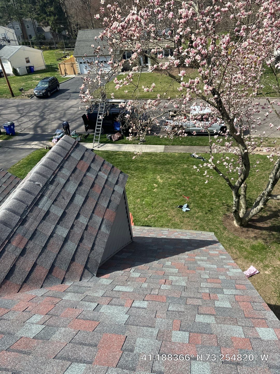 Residential Roofing Installation using Tamko Slatestone gray by A Plus Exterior