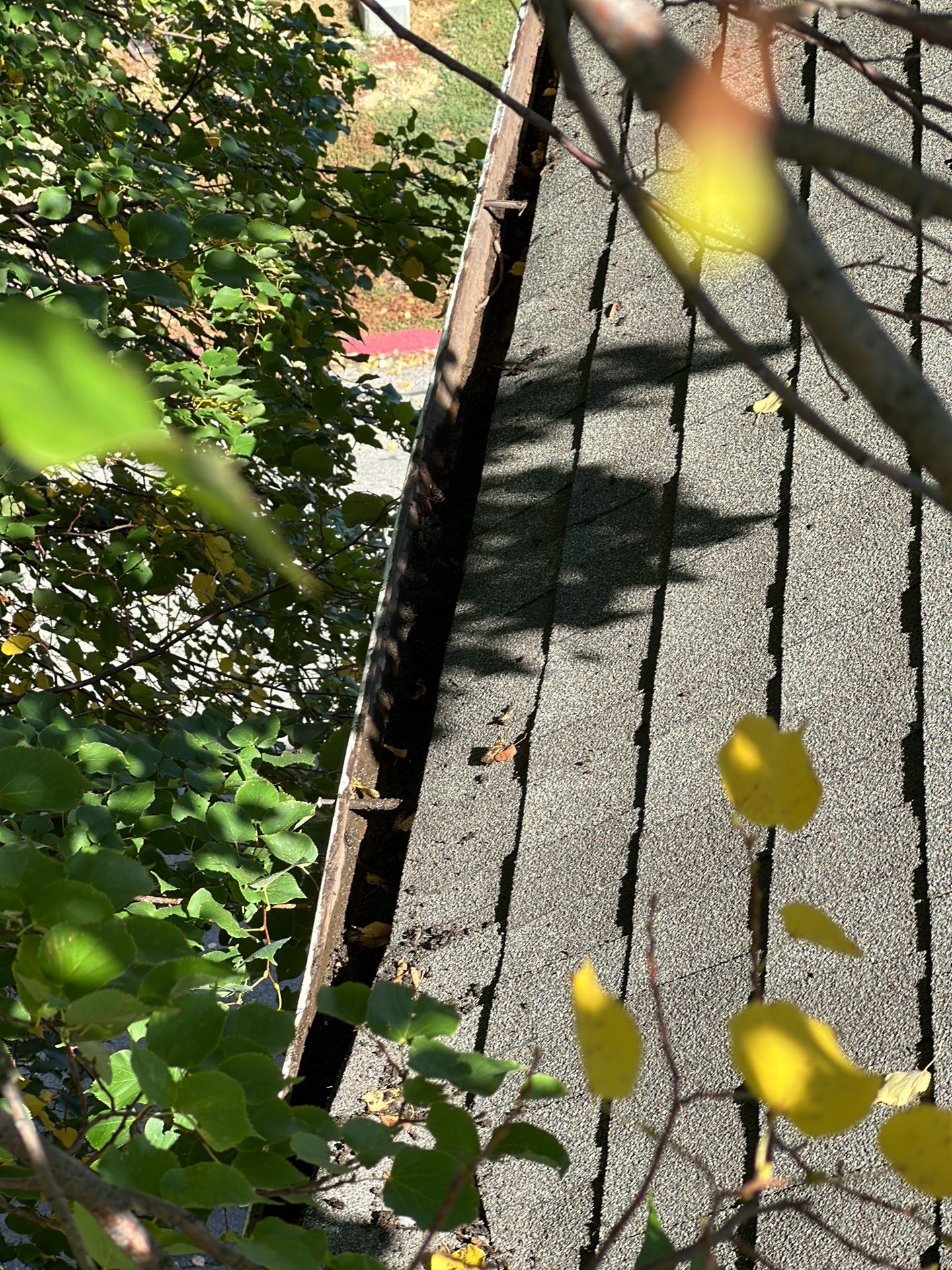 Commercial gutter cleaning Nebraska after photo with clean gutters