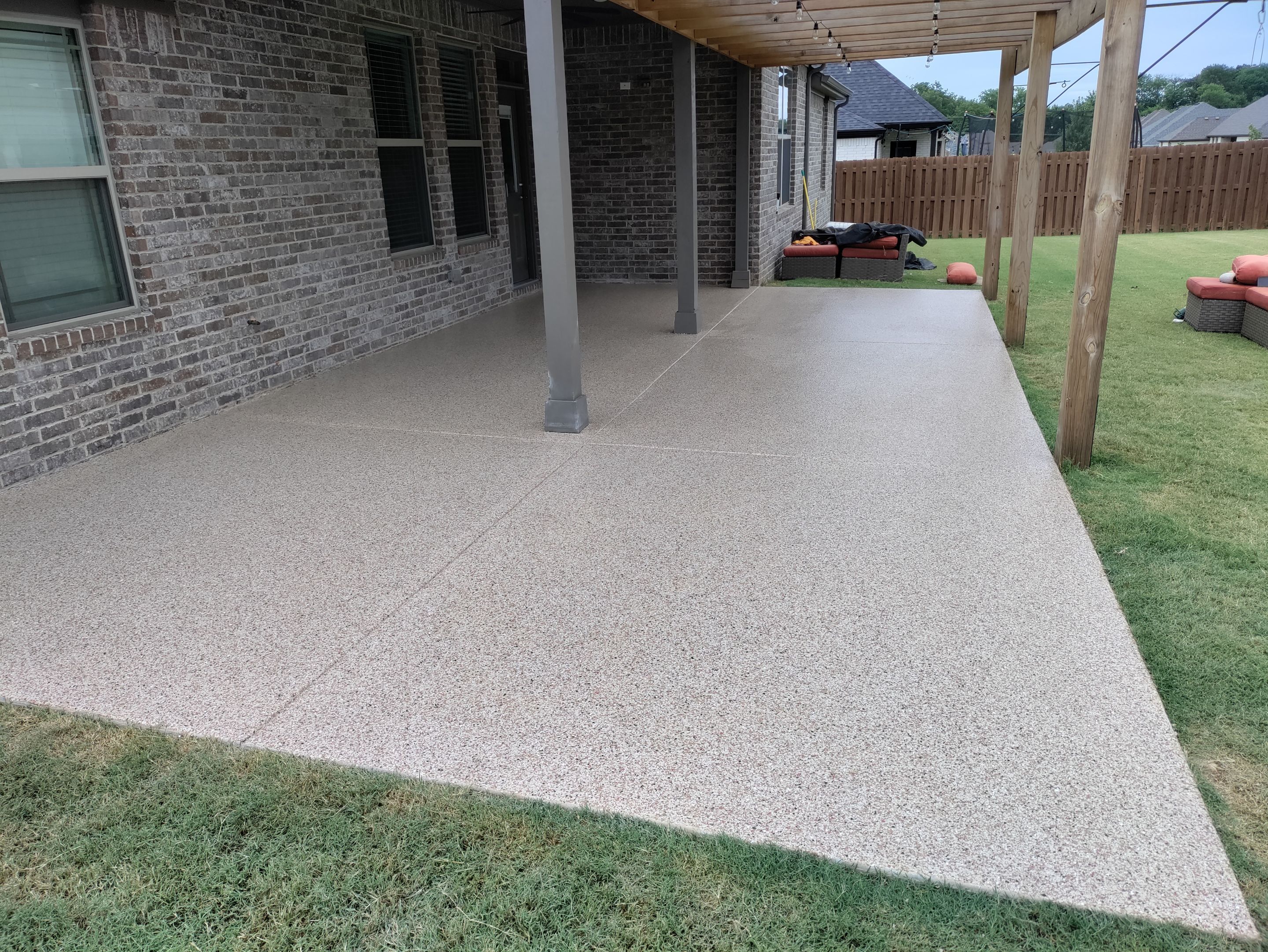Project in Centerton by Pace X Concrete Coatings
