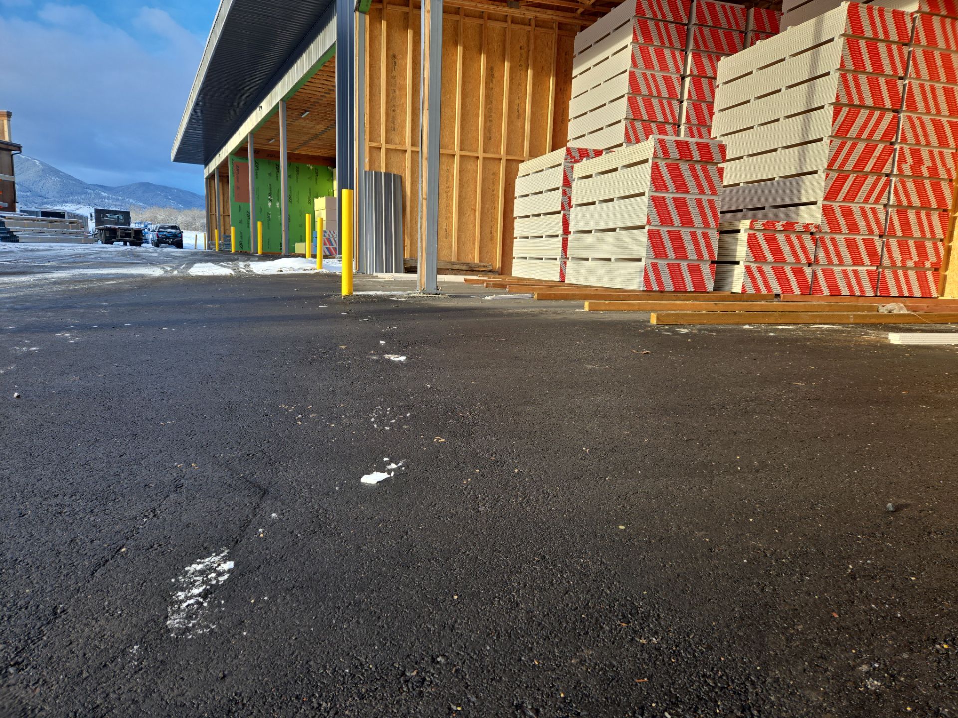 Foundation Building Material Slips by Blue Room Construction LLC