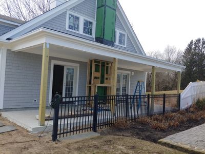 Gutter Installation using 5" Box Style Aluminum Gutter in Duxbury, MA