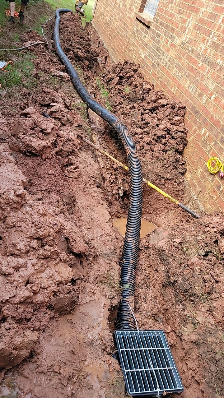 Concrete and Drainage using Concrete by Clays Services Inc