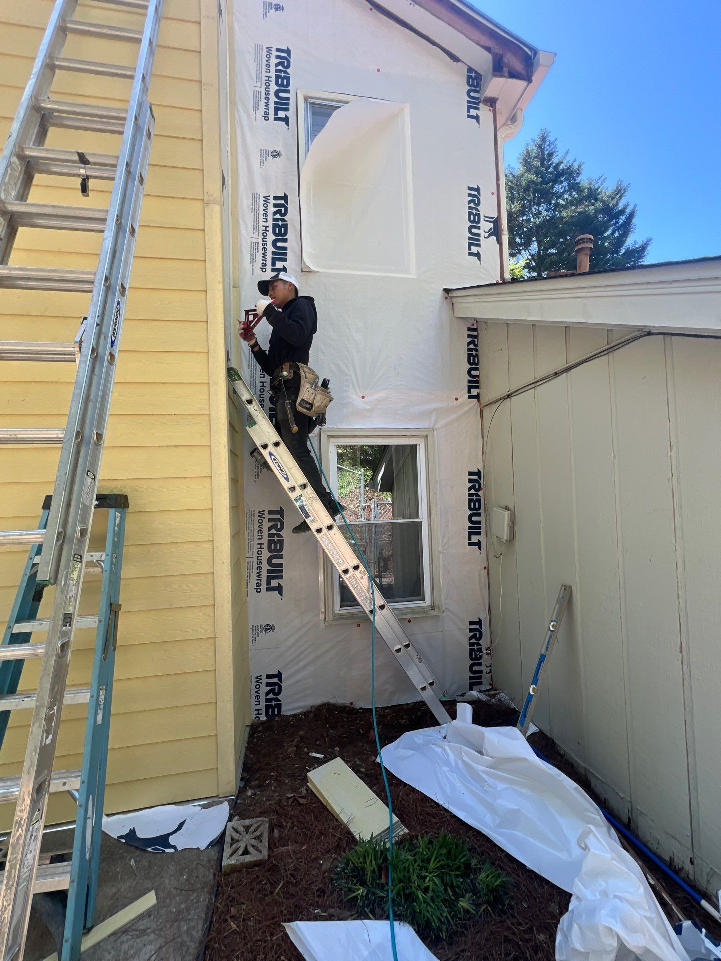 Atlanta, GA Rotten Wood Replacement, James Hardie Siding Install, Exterior Painting, and Door Replacement by Nelson Exteriors 