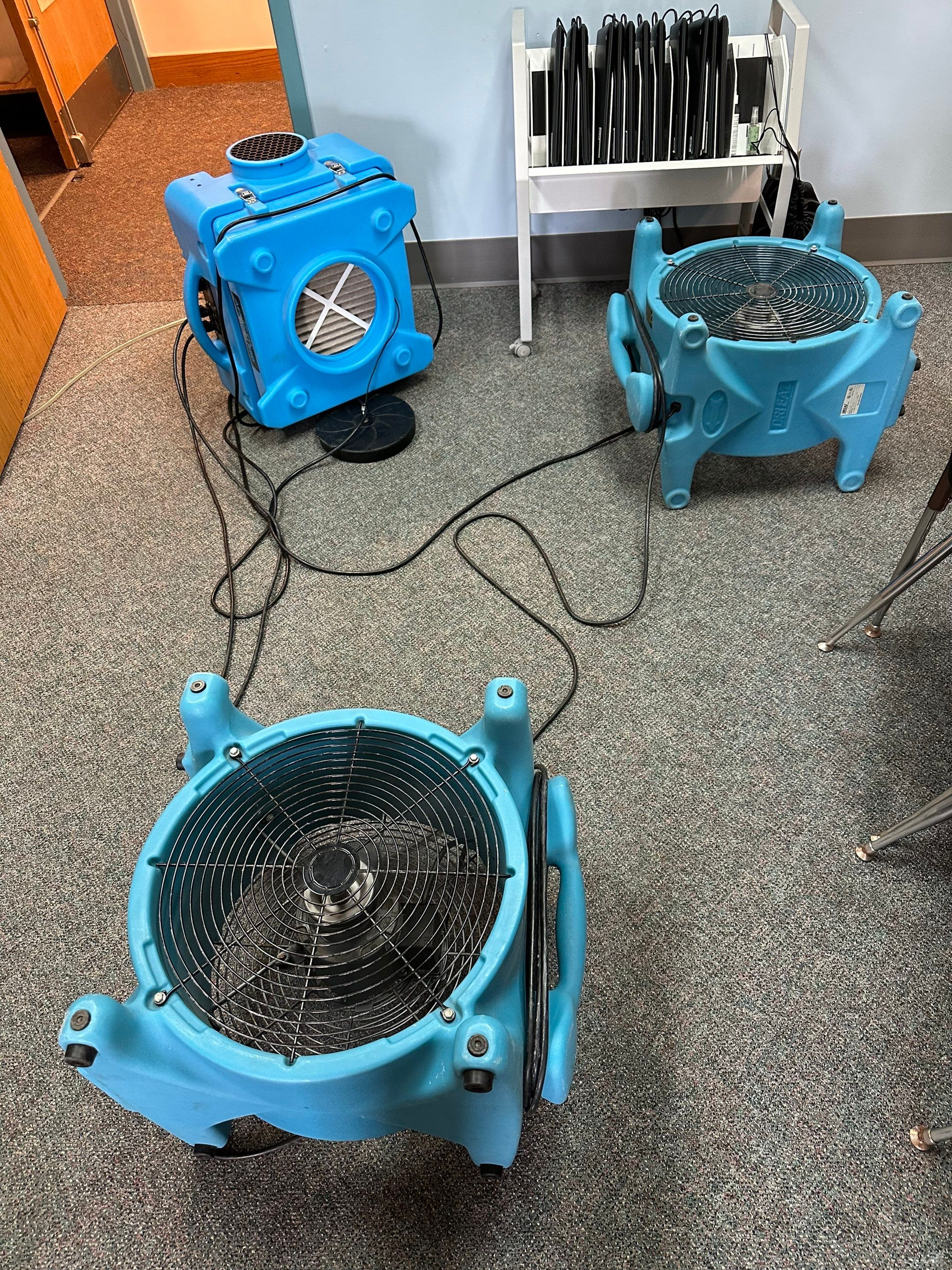 Montessori school at Edison Lakes dry out by BlueRed Restoration
